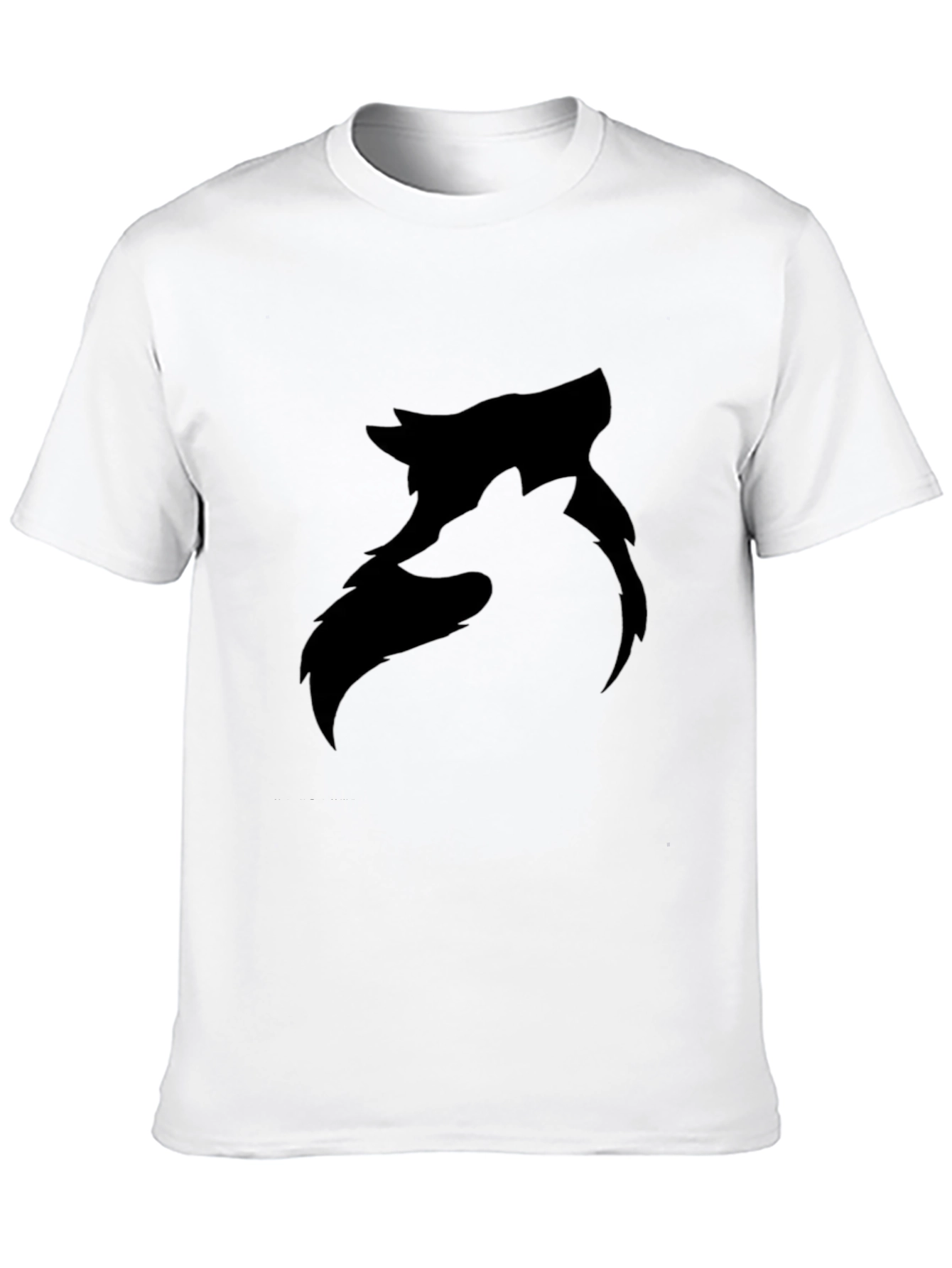 Black Wolf Graphic Tee - Modern Style