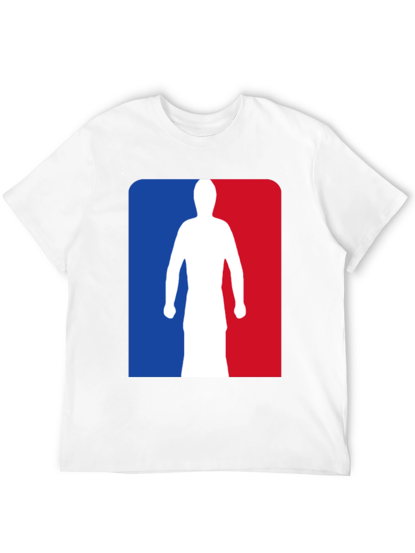 NBA Logo Silhouette Graphic Tee - Black
