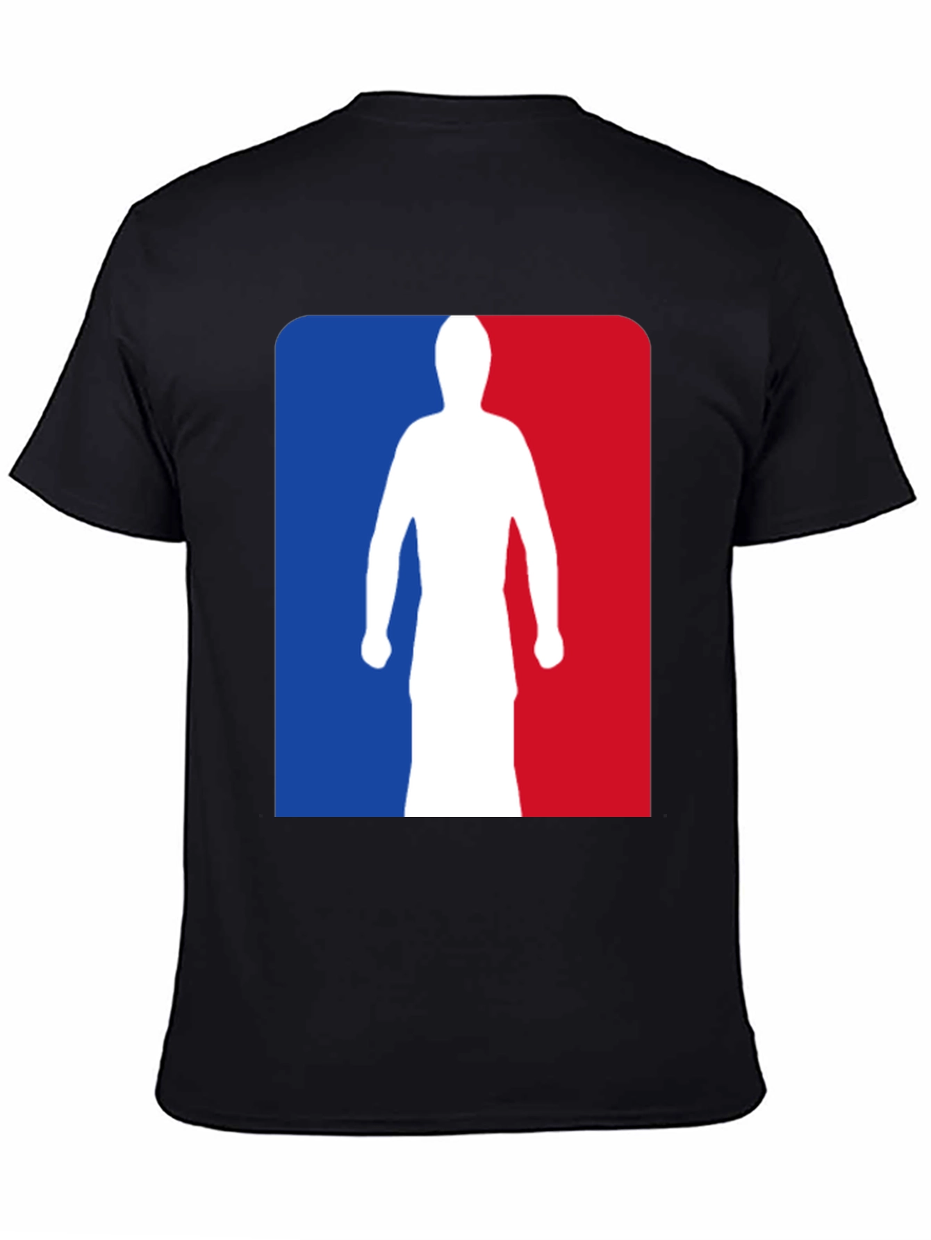 NBA Logo Silhouette Graphic Tee - Black