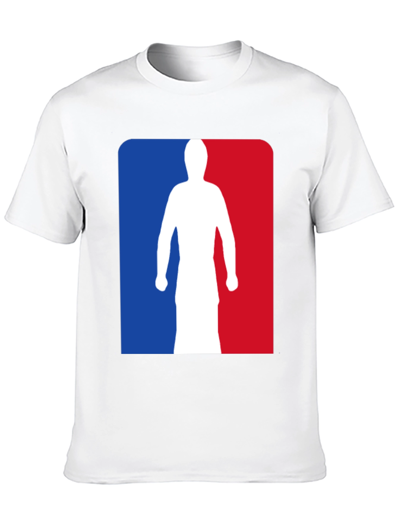 NBA Logo Silhouette Graphic Tee - Black
