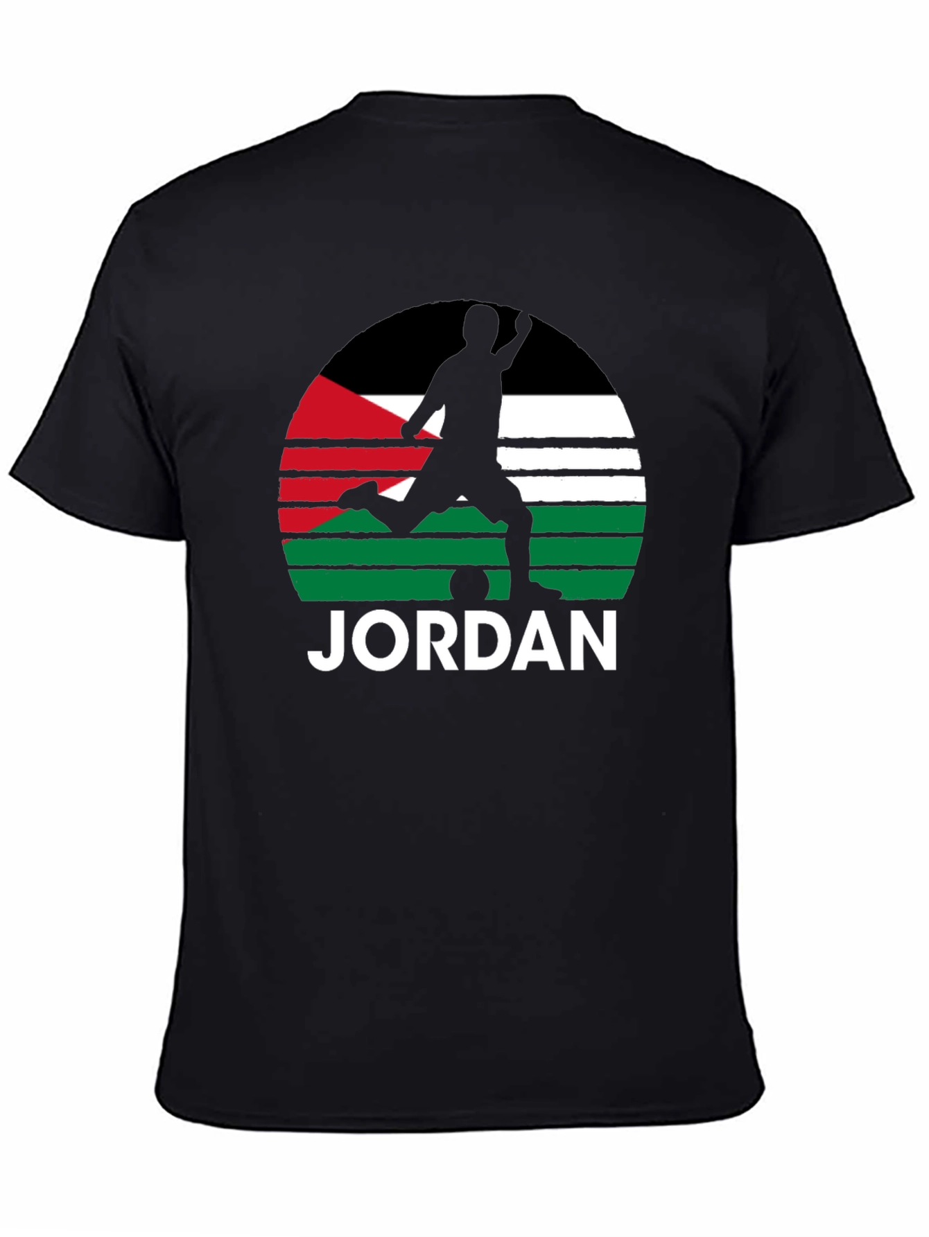 Jordan Soccer Flag Graphic Tee - Black