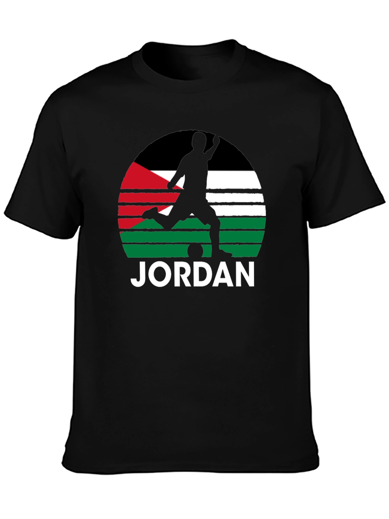 Jordan Soccer Flag Graphic Tee - Black