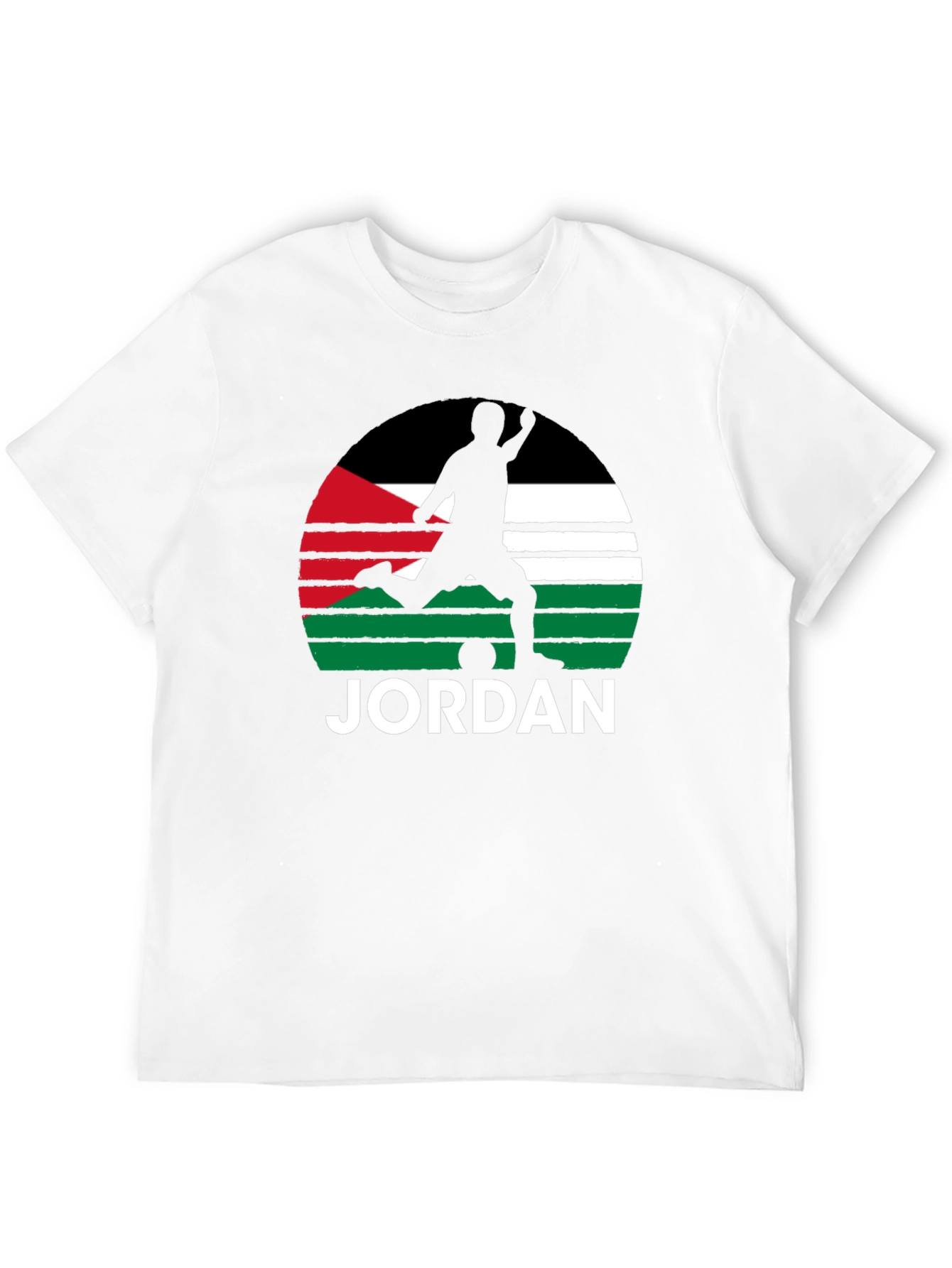 Jordan Soccer Flag Graphic Tee - Black