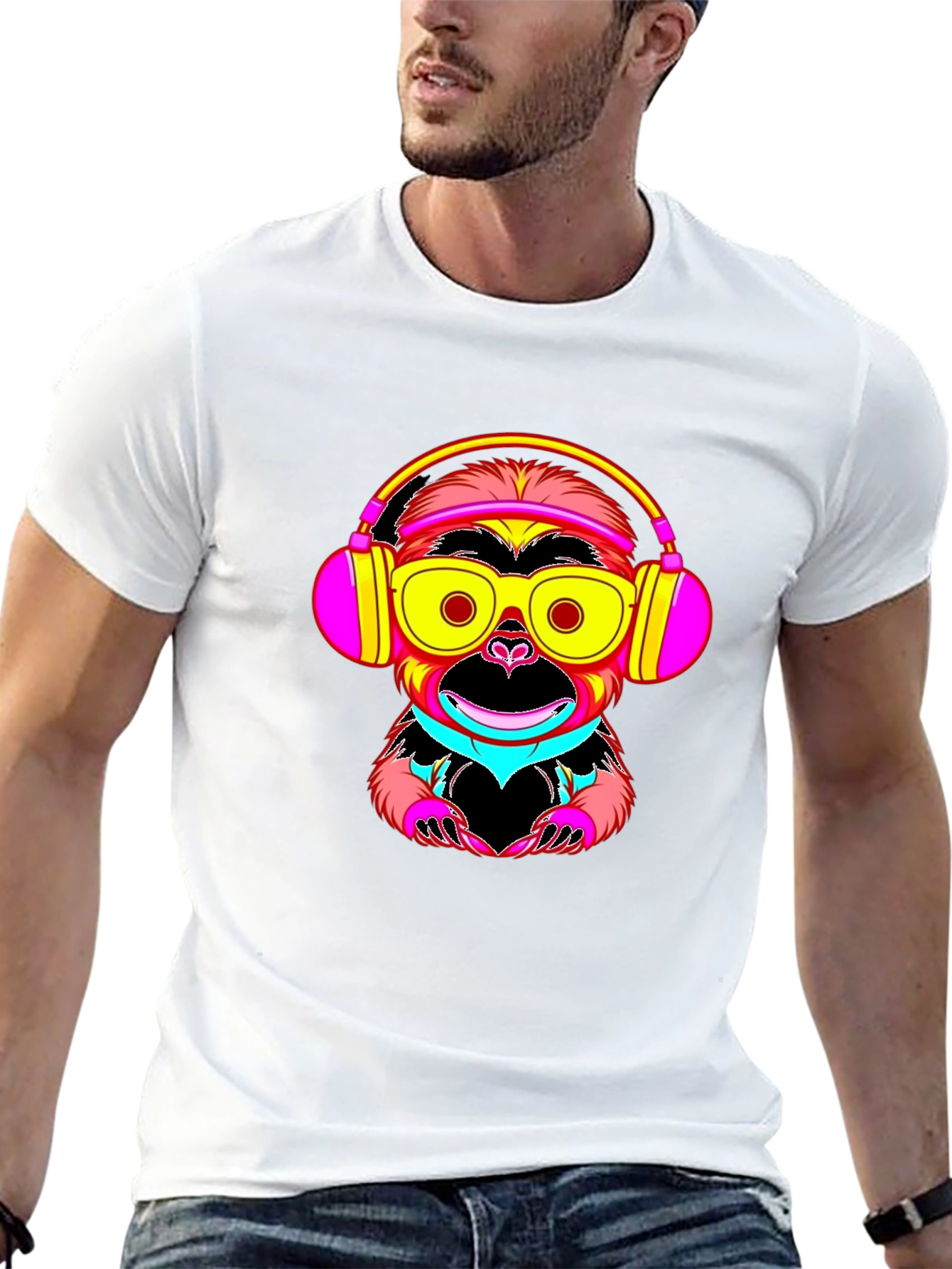 Cool Monkey Graphic Tee