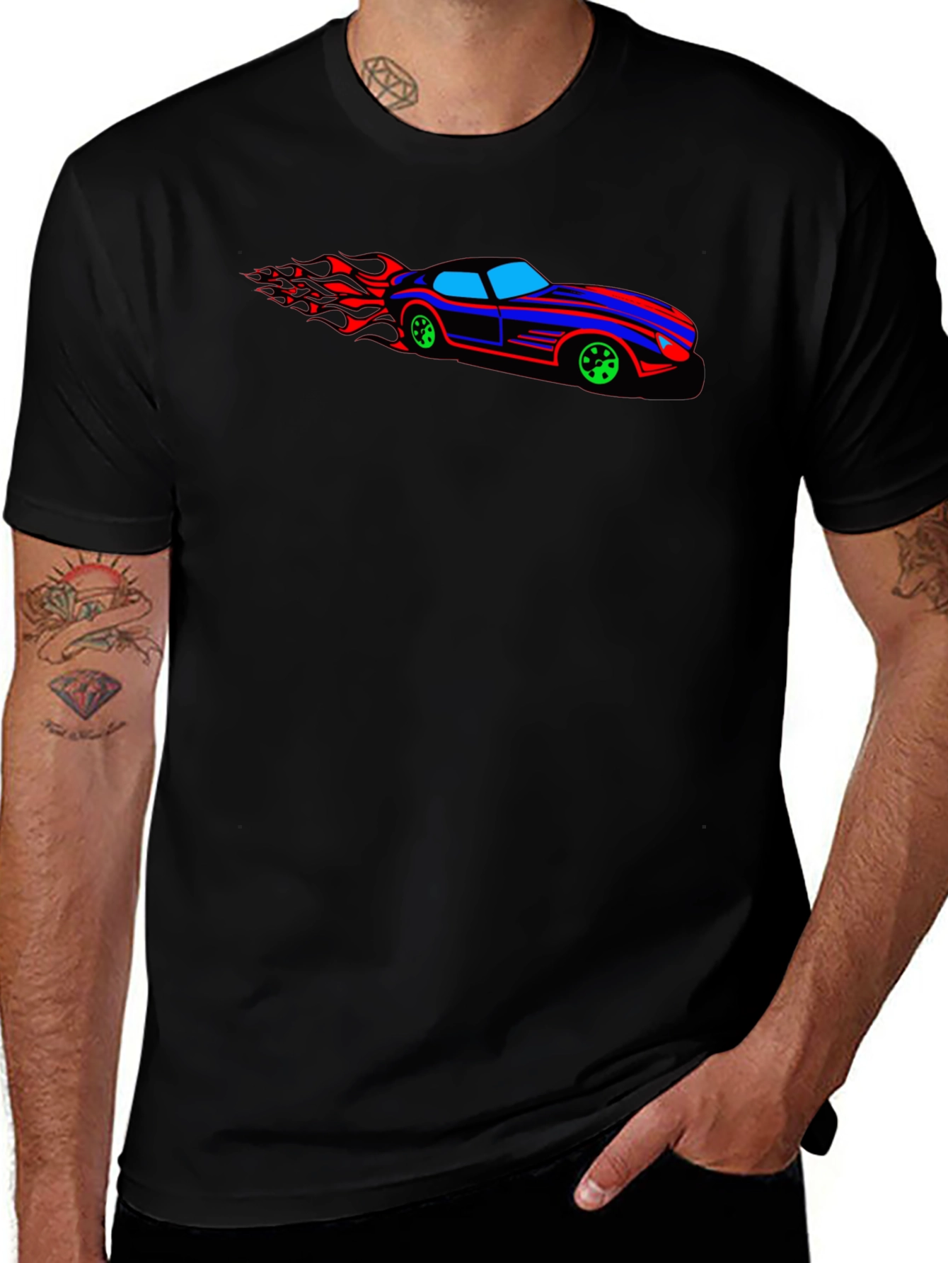 Racing Car Graphic T-Shirt - Cool Speedster Tee