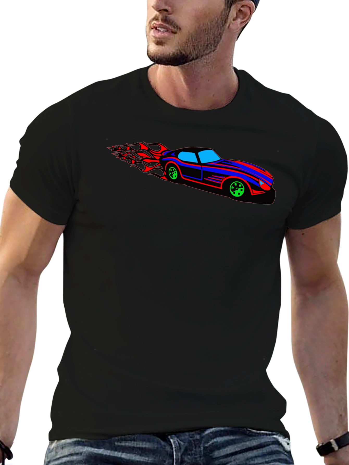 Racing Car Graphic T-Shirt - Cool Speedster Tee