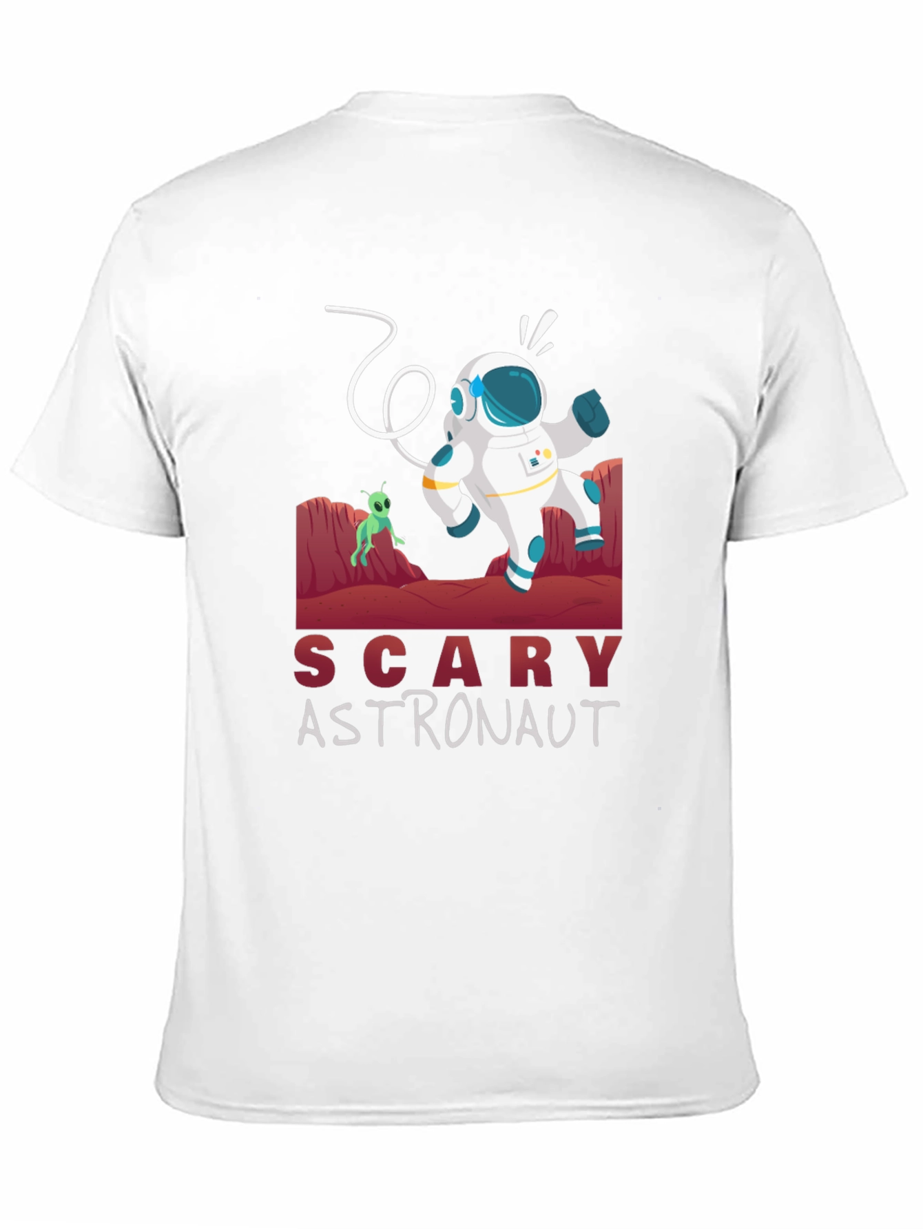 Scary Astronaut Graphic Tee