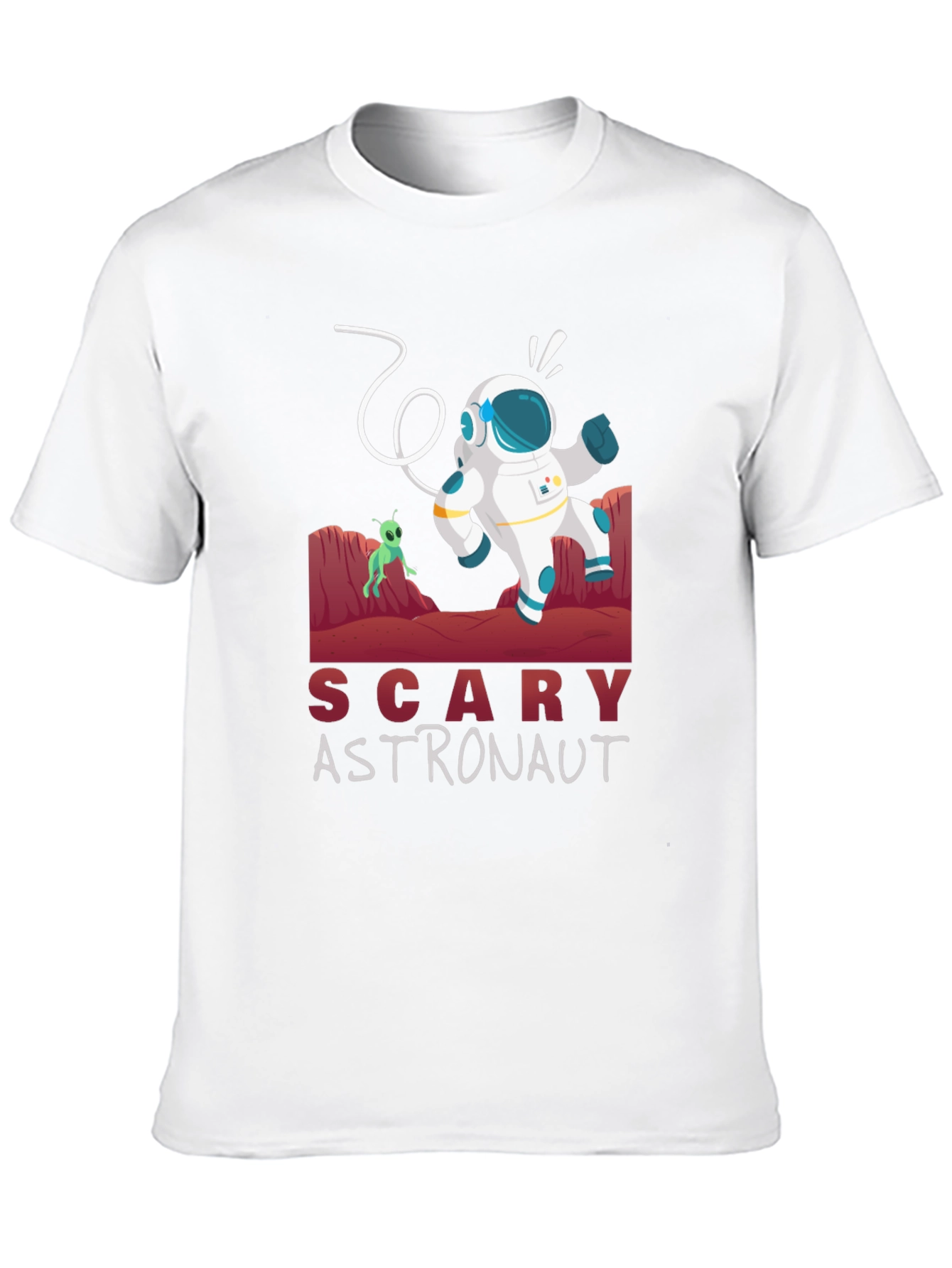Scary Astronaut Graphic Tee