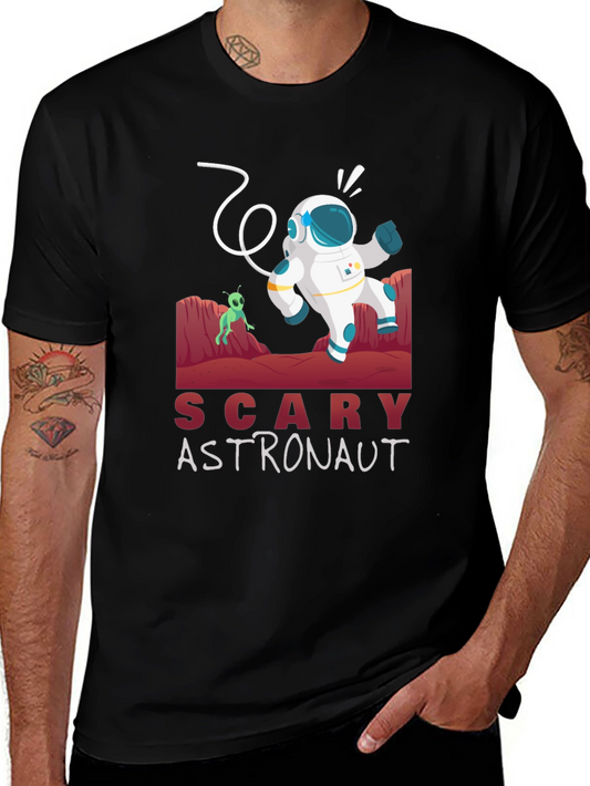 Scary Astronaut Graphic Tee