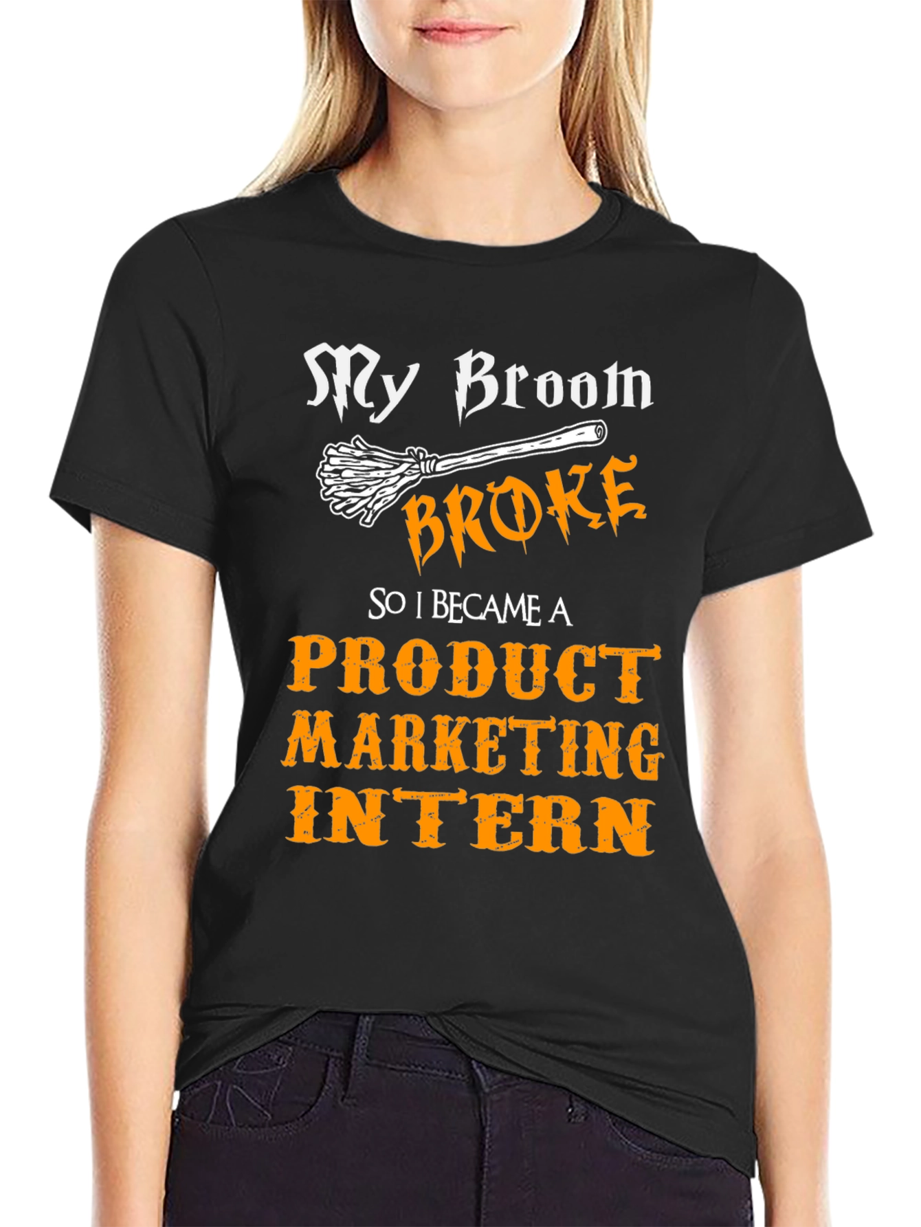 Funny Halloween Product Marketing Intern T-Shirt