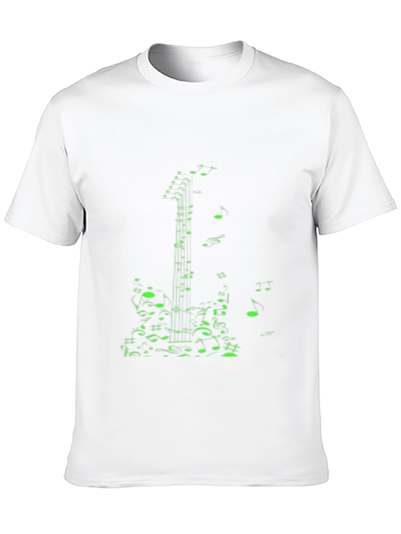 Musical Guitar Notes T-Shirt - Black