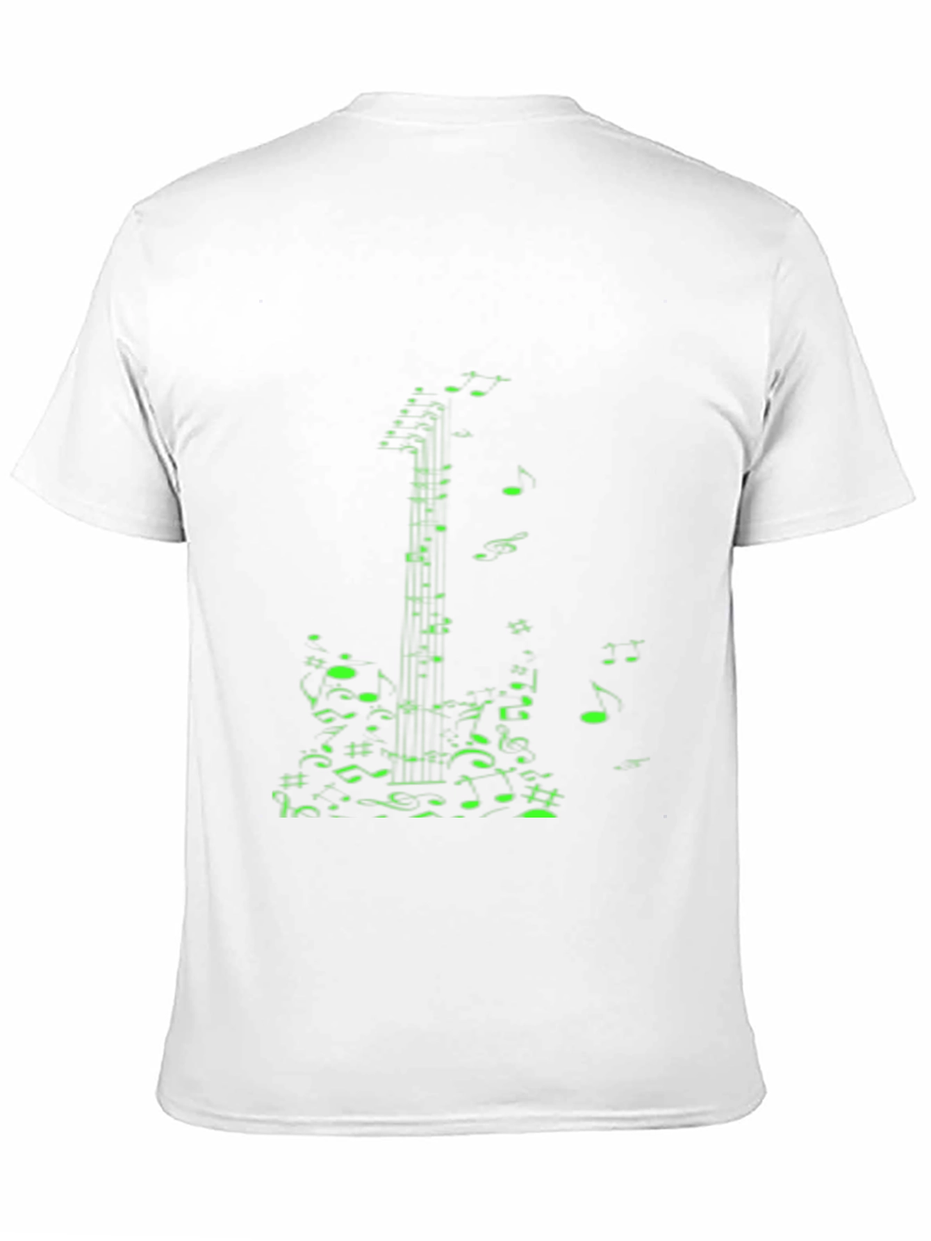 Musical Guitar Notes T-Shirt - Black