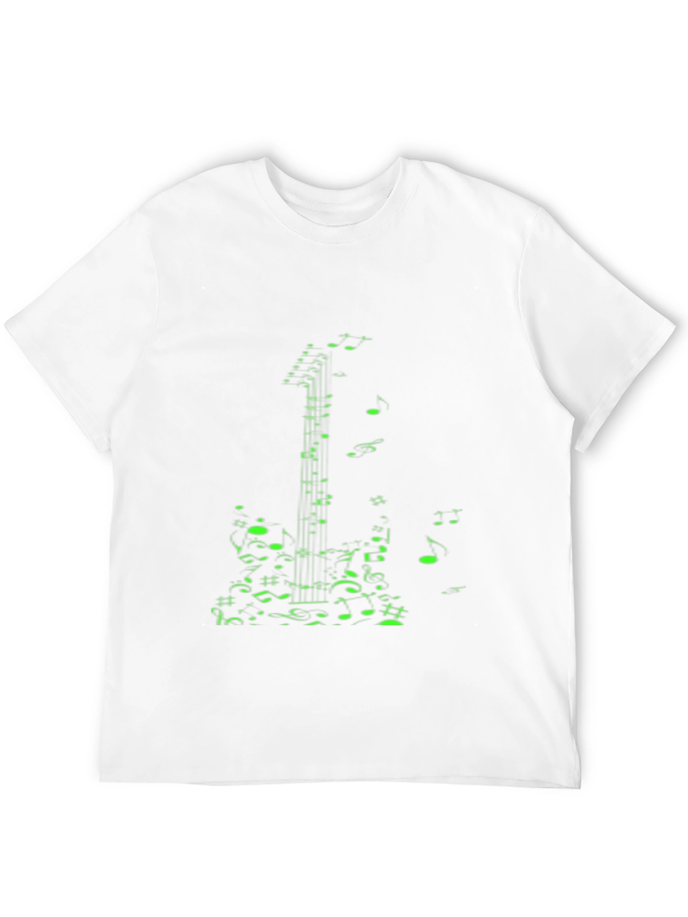 Musical Guitar Notes T-Shirt - Black