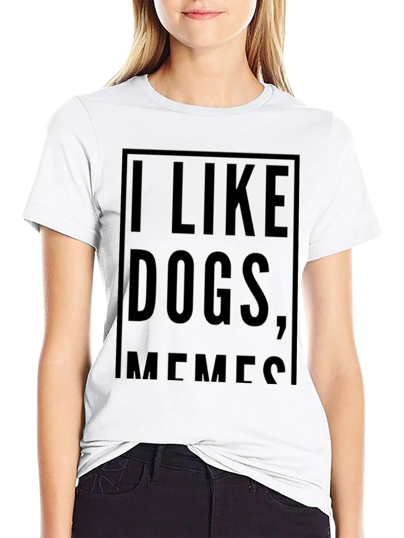 I Like Dogs Memes - Funny Graphic T-Shirt