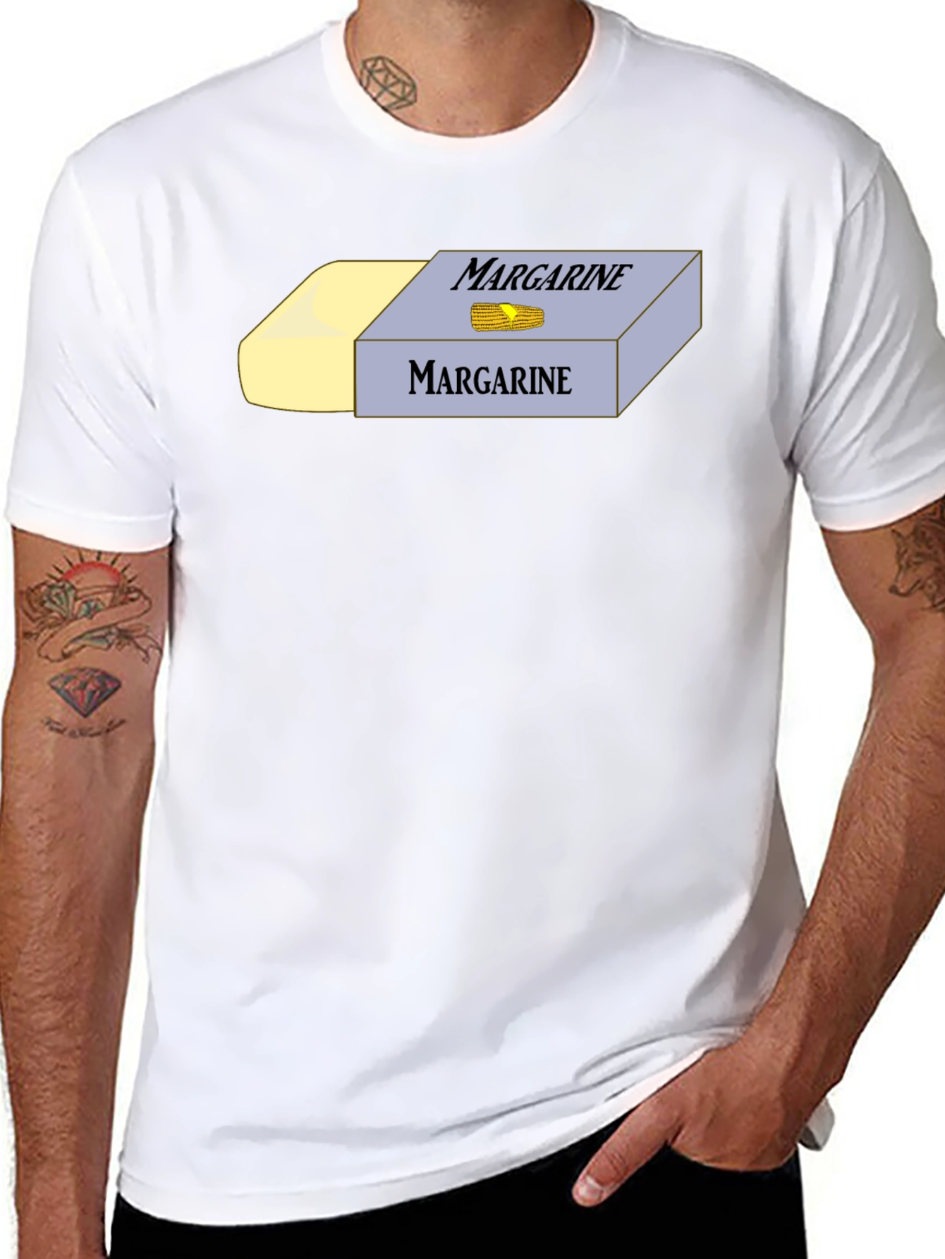 Margarine T-Shirt: Humorous Foodie Tee