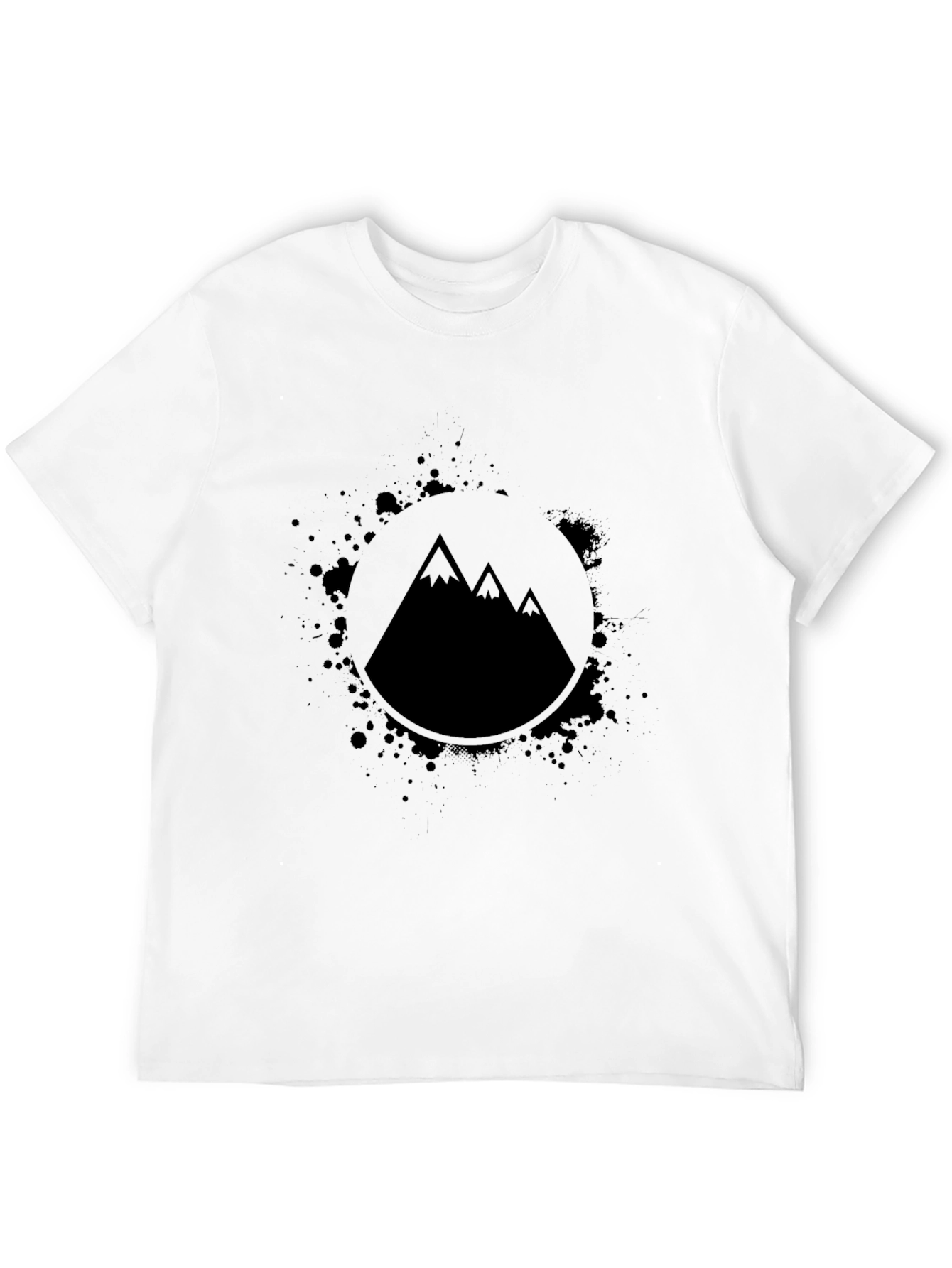 Mountain Graphic Black T-Shirt - Adventure Ready