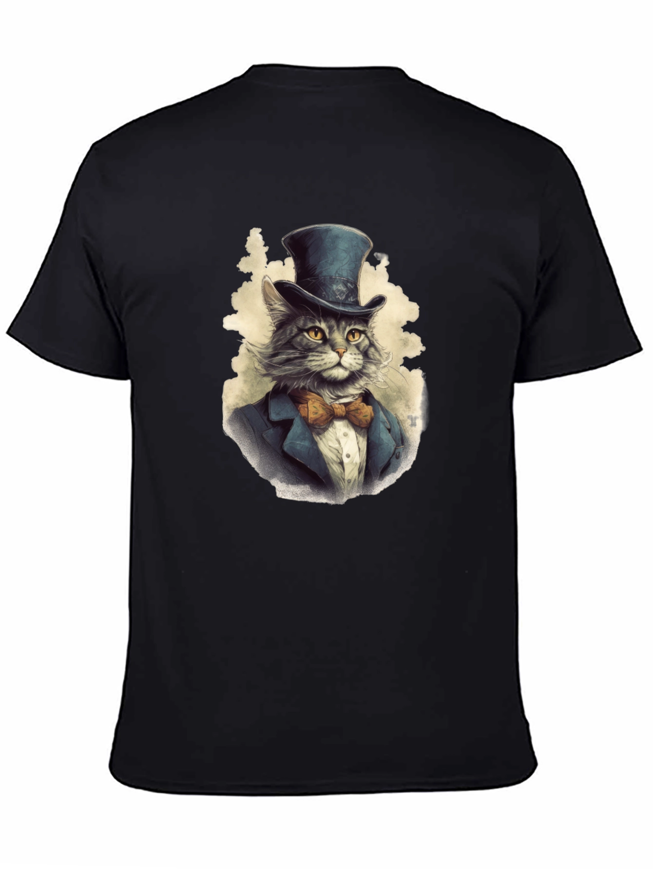 Dapper Cat Top Hat T-Shirt