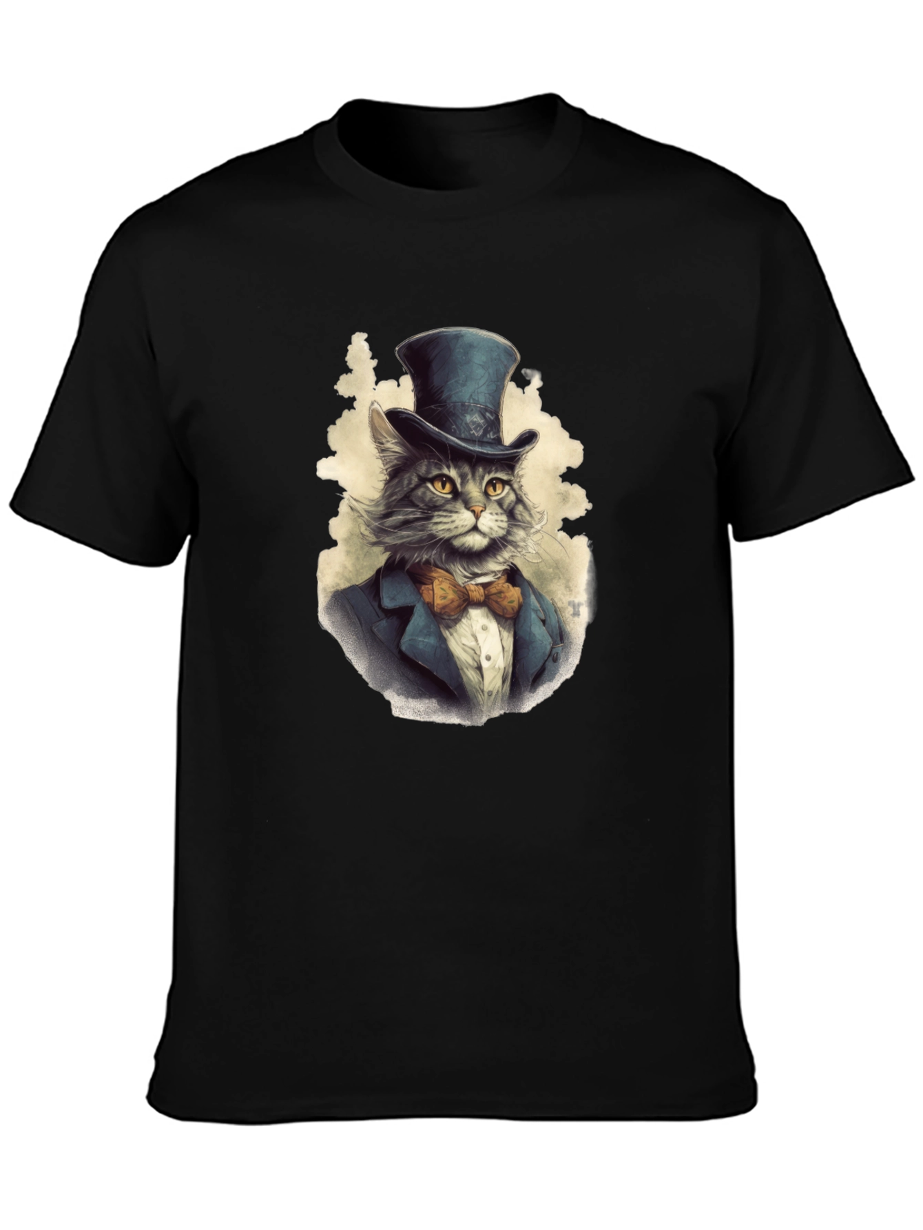Dapper Cat Top Hat T-Shirt