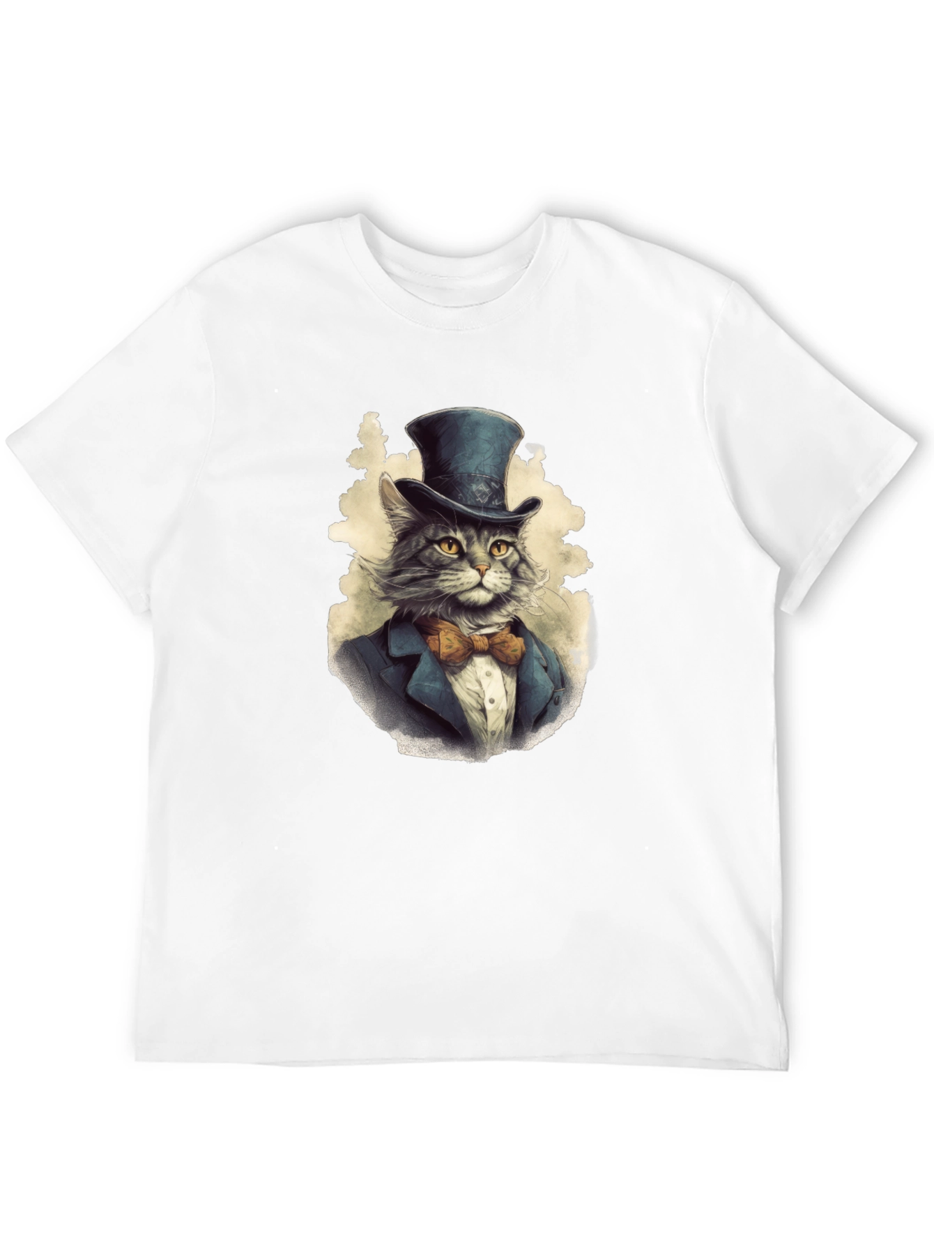 Dapper Cat Top Hat T-Shirt