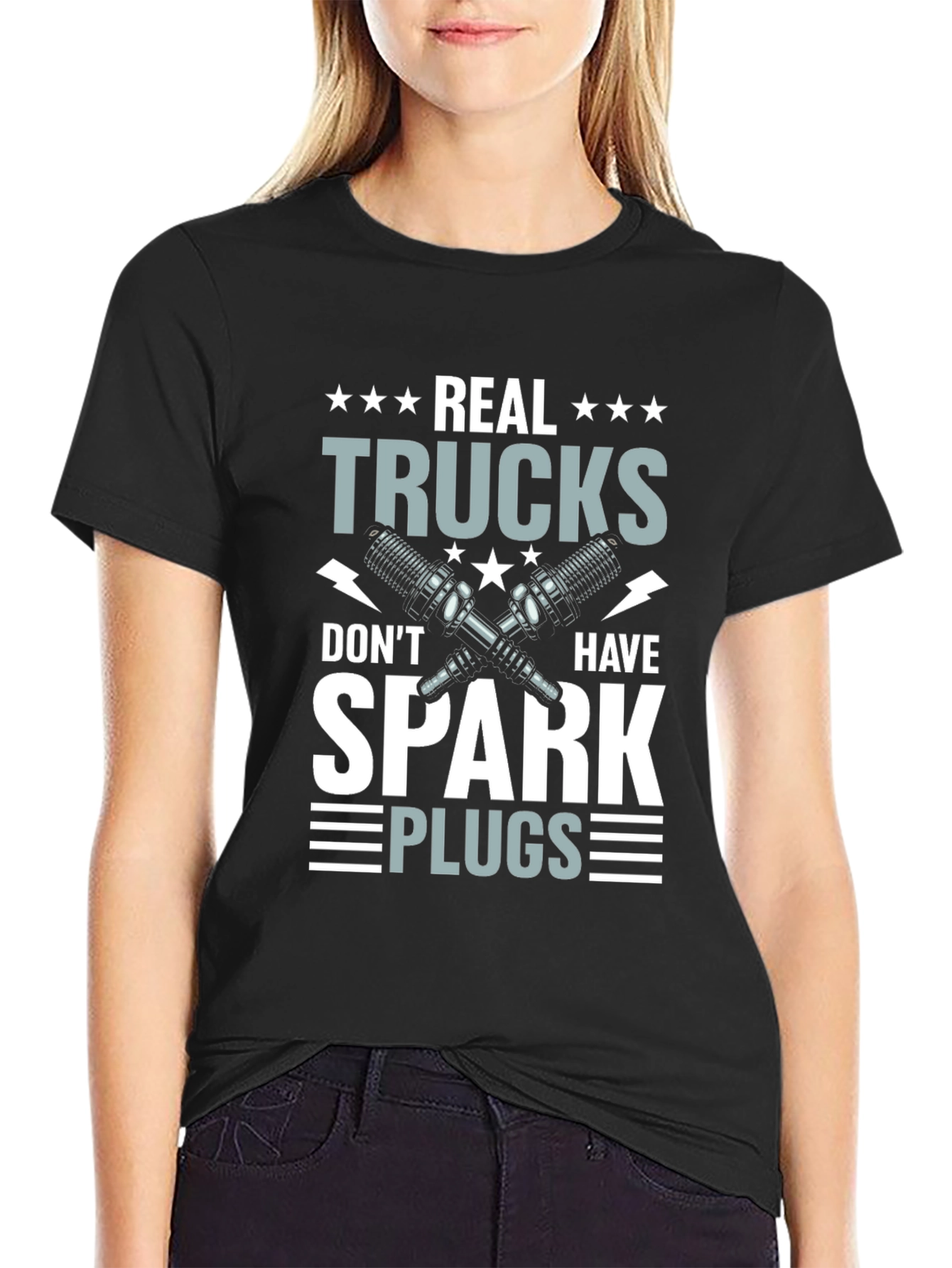 Real Trucks Dont Have Spark Plugs T-Shirt