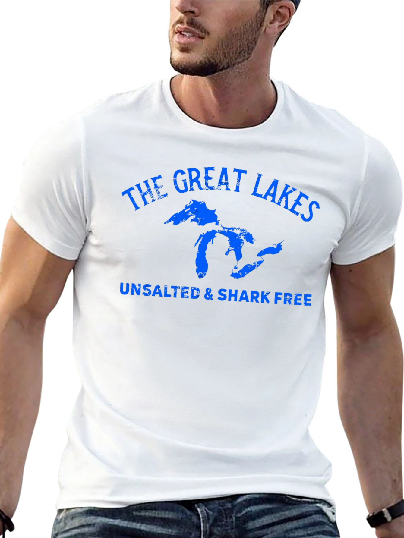 Great Lakes Unsalted & Shark Free T-Shirt