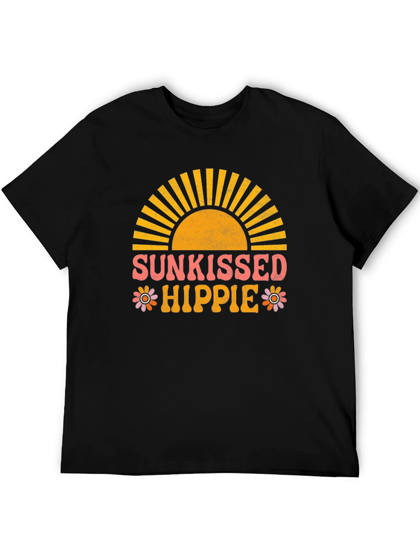 Sunkissed Hippie Black Graphic Tee