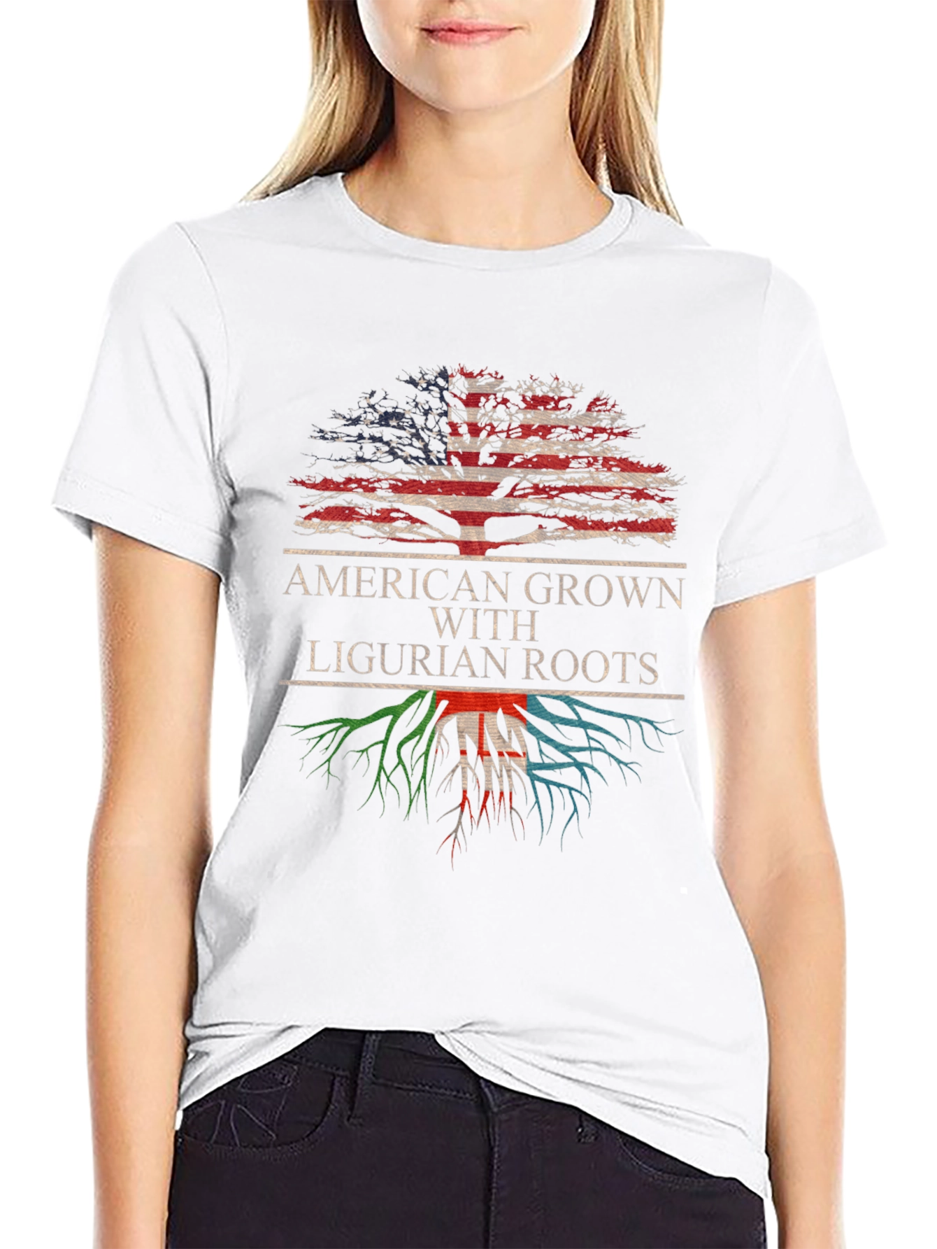 American Grown Ligurian Roots T-Shirt