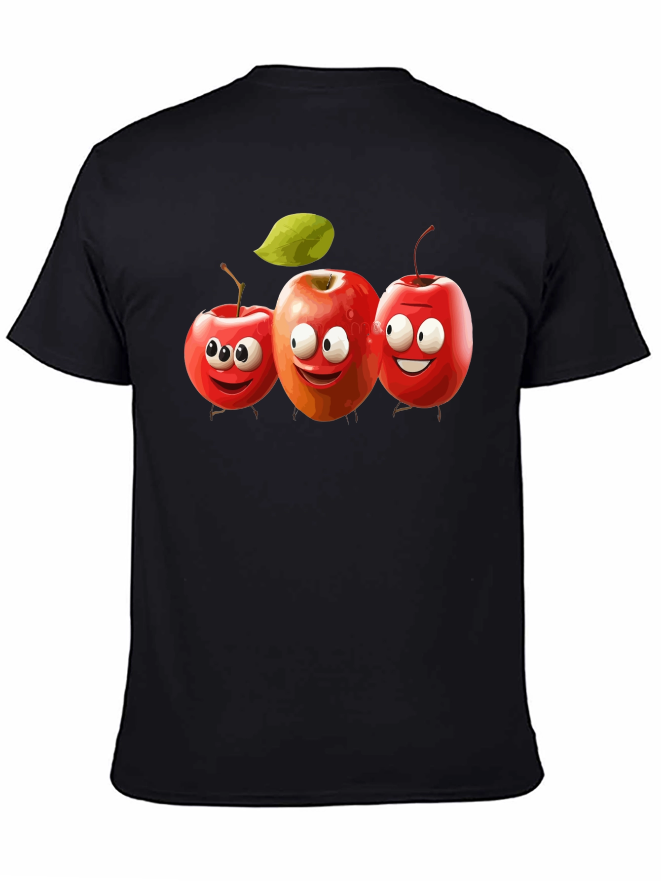 Fun Cartoon Apple T-Shirt