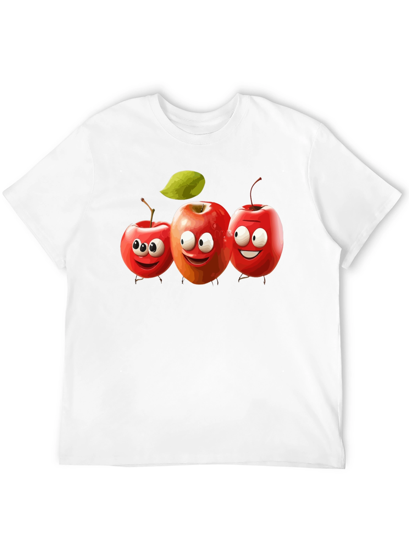 Fun Cartoon Apple T-Shirt