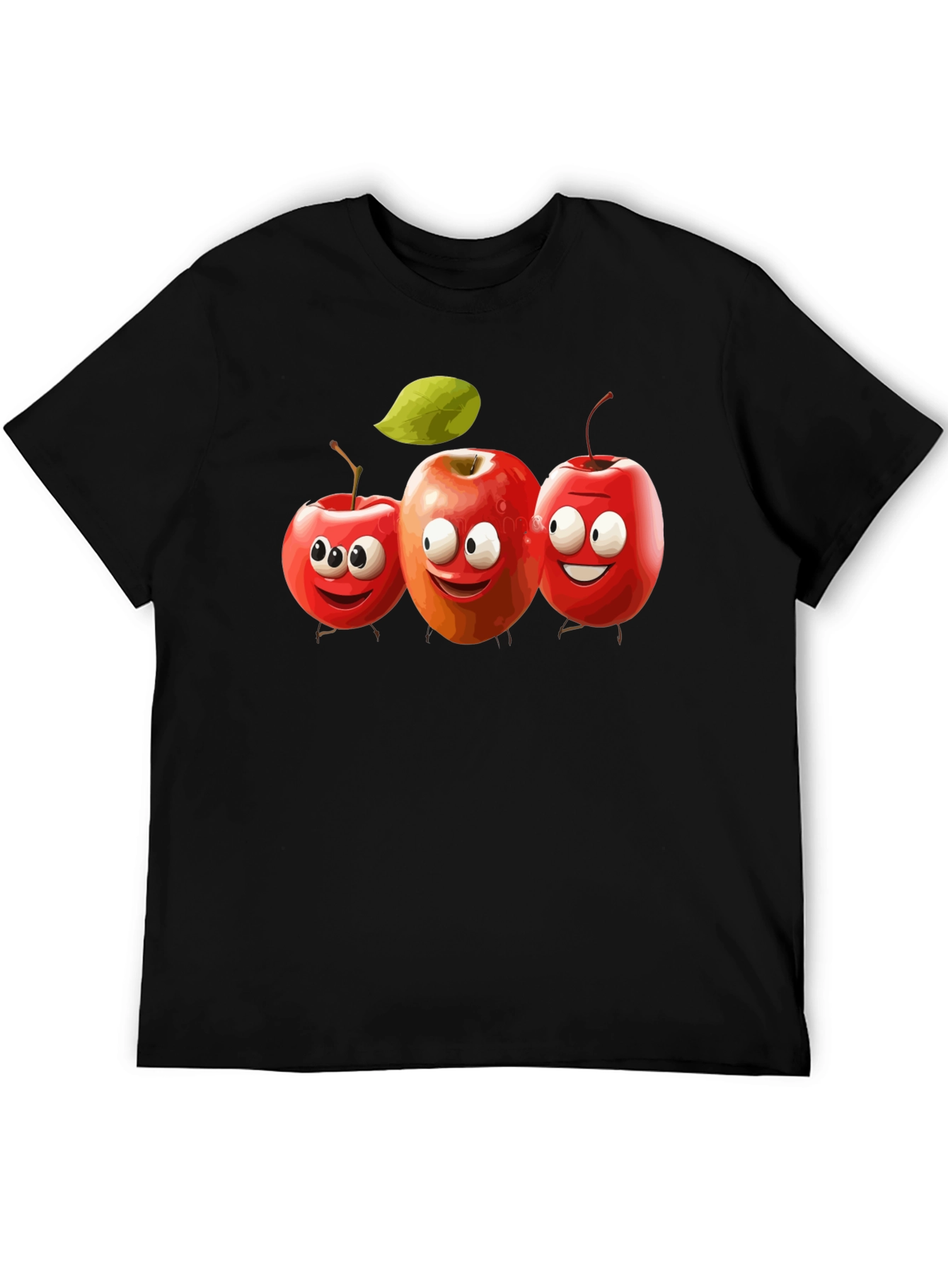 Fun Cartoon Apple T-Shirt