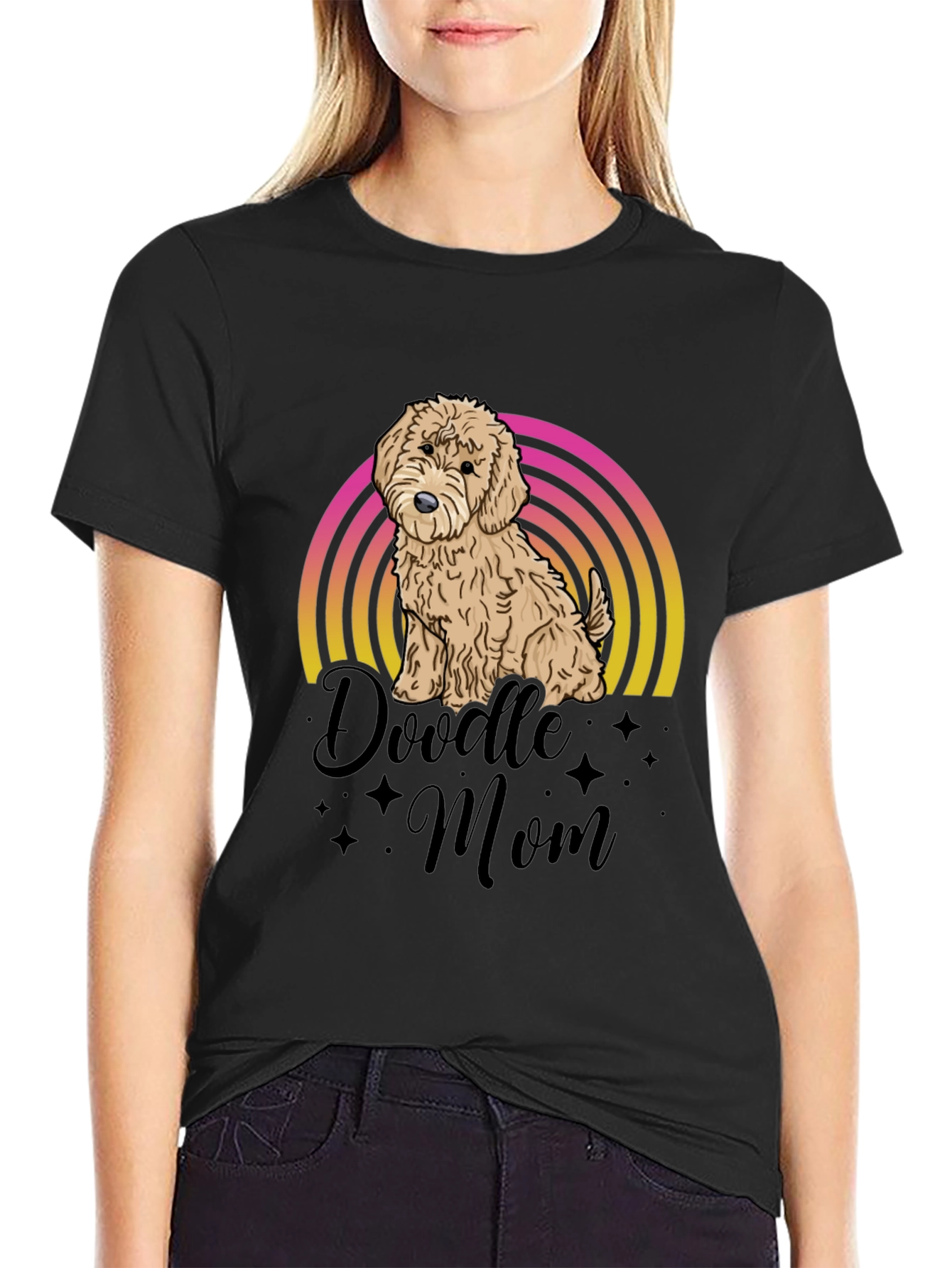 Doodle Mom Graphic Tee - Cute Dog Lover Shirt
