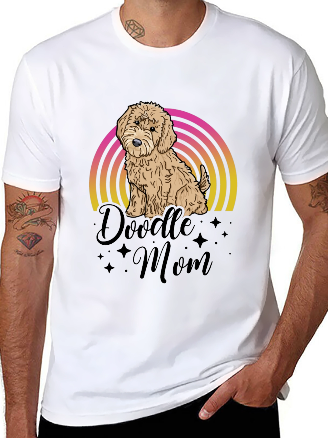 Doodle Mom Graphic Tee - Cute Dog Lover Shirt