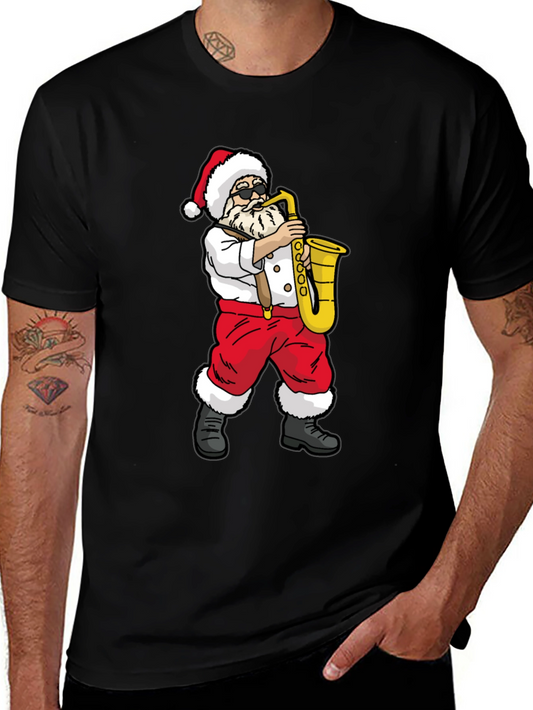 Santa Saxophone Graphic Tee