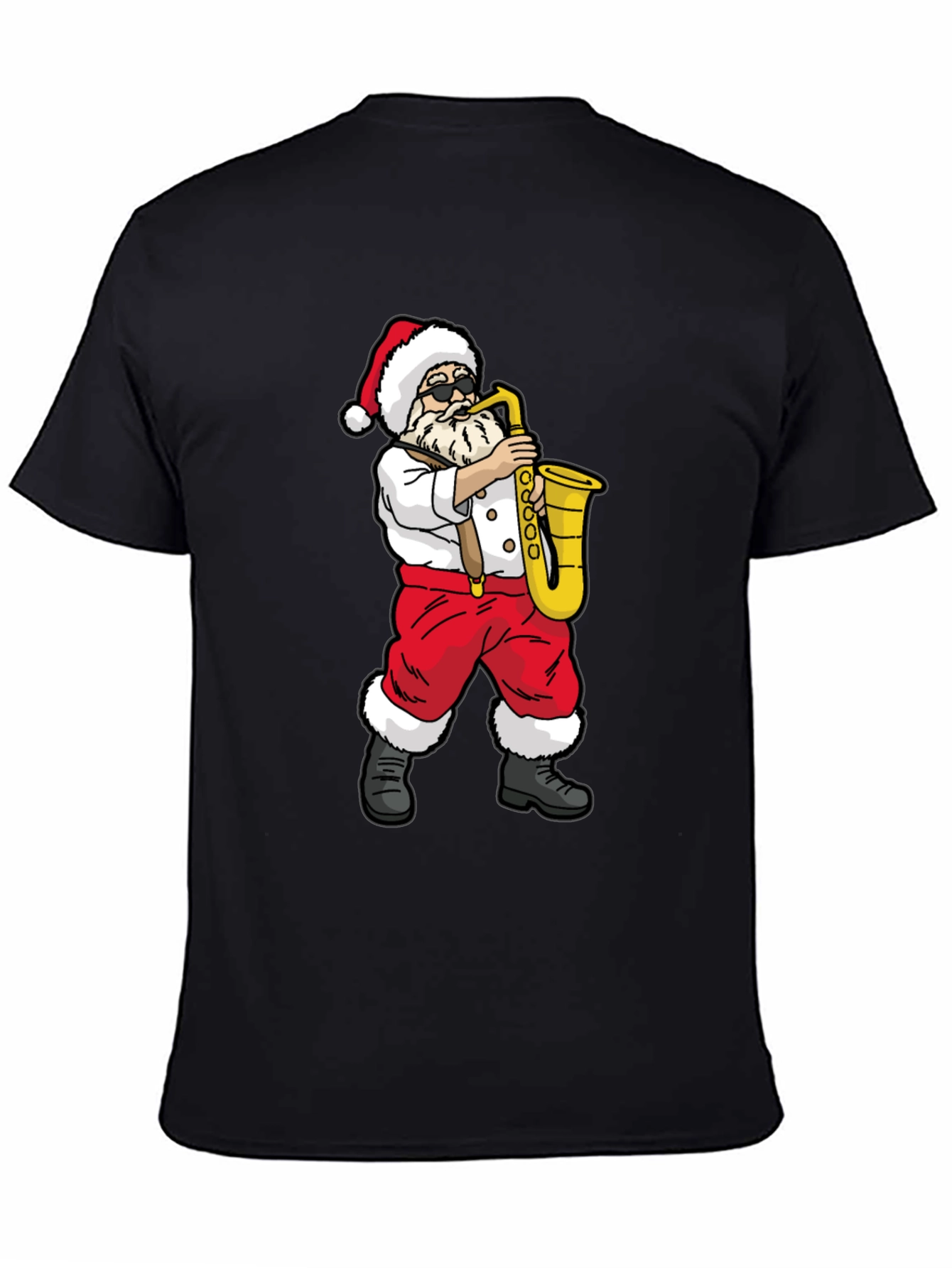 Santa Saxophone Graphic Tee