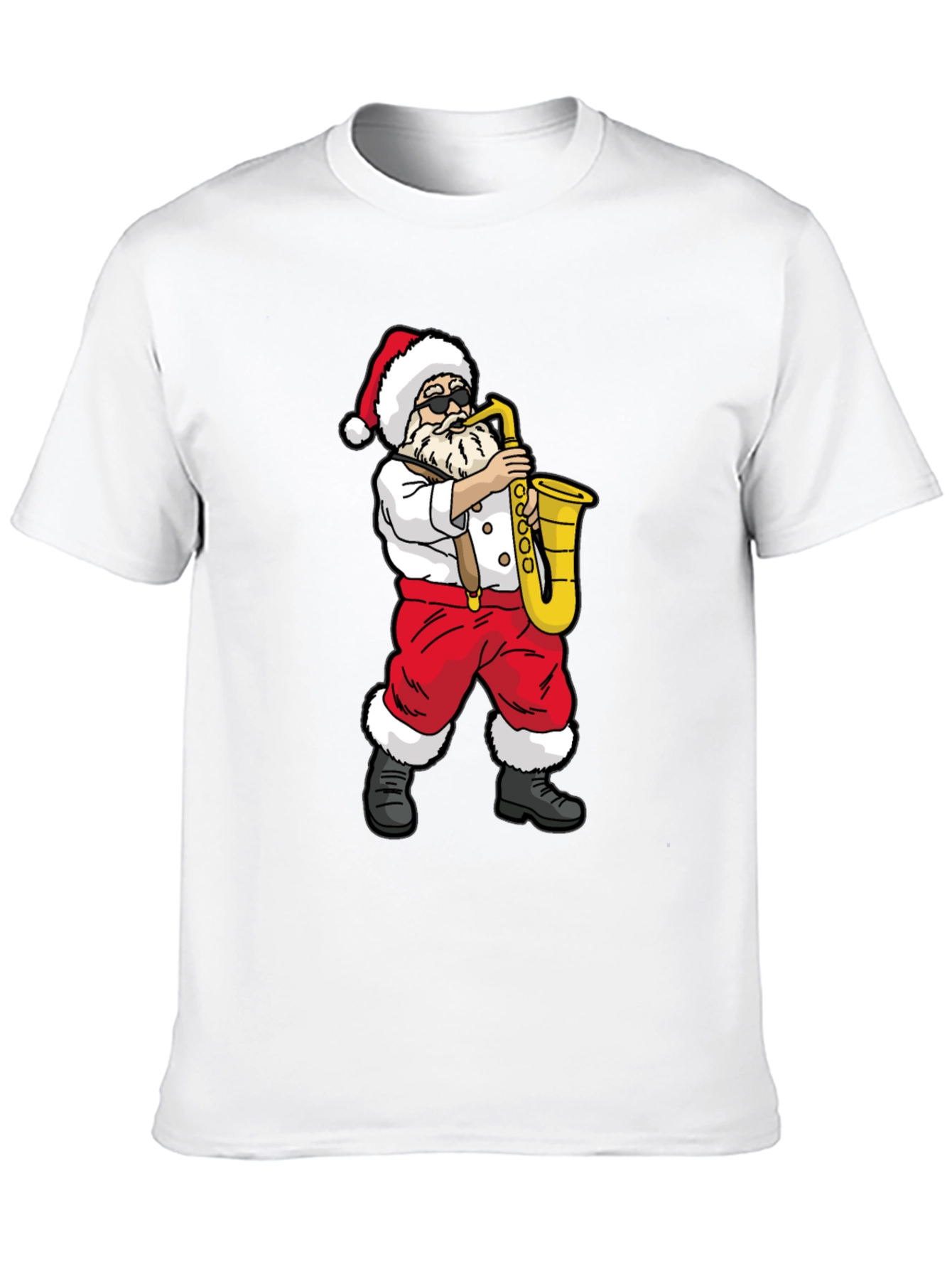 Santa Saxophone Graphic Tee
