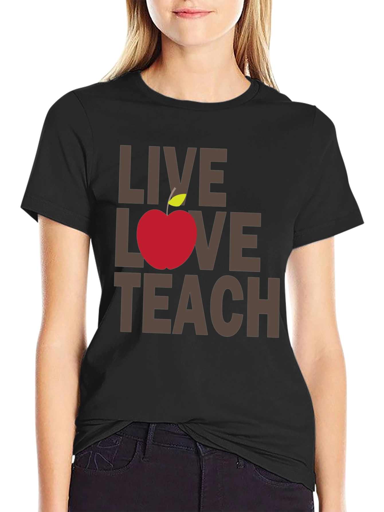 Live Love Teach T-Shirt - Teacher Appreciation Tee