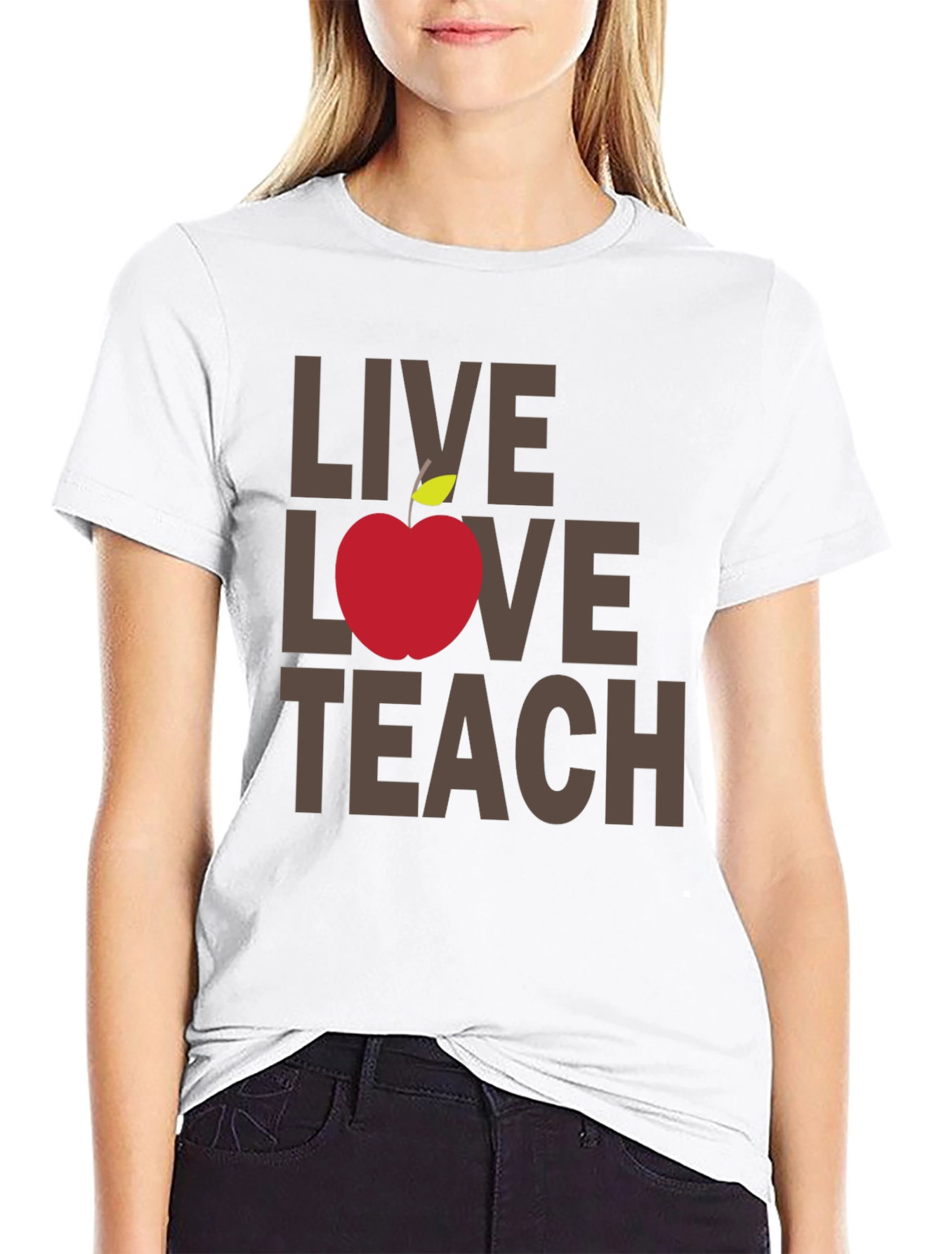 Live Love Teach T-Shirt - Teacher Appreciation Tee