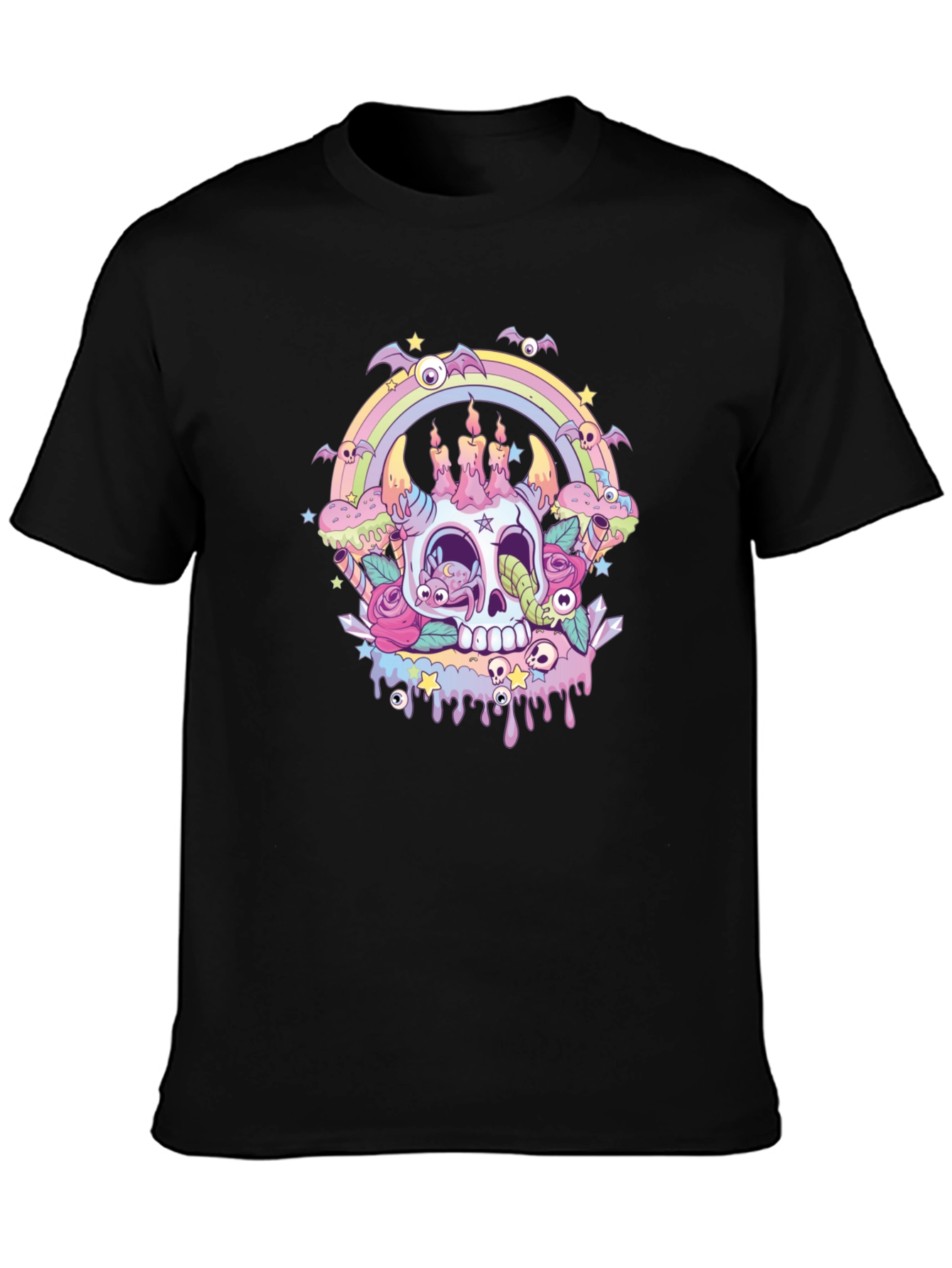 Skull & Candles Graphic Tee