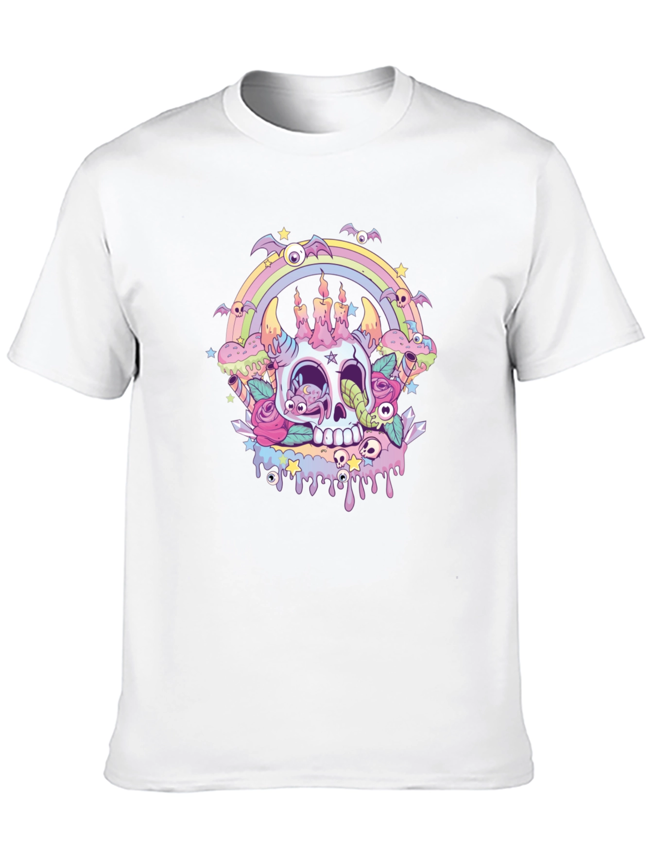 Skull & Candles Graphic Tee