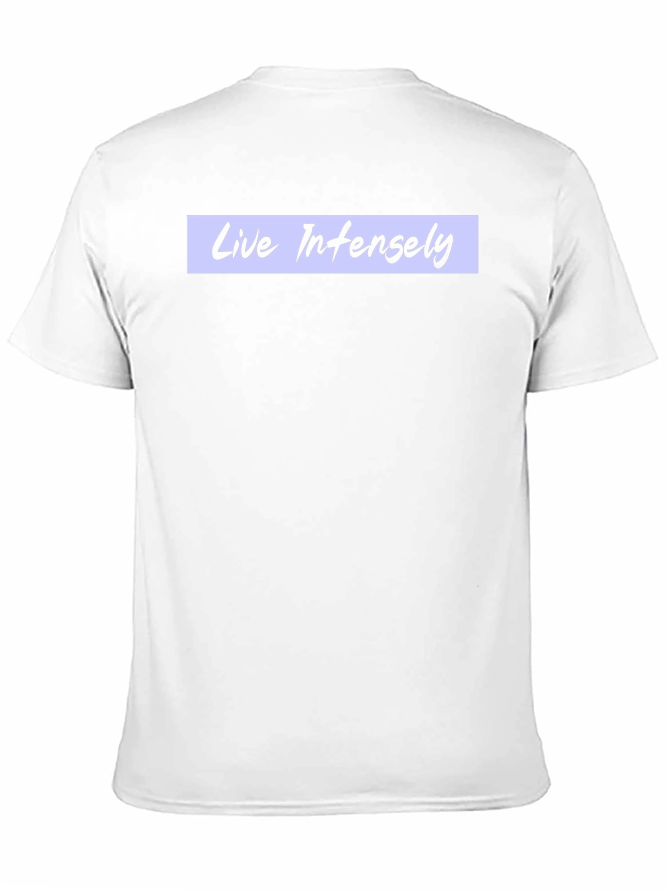 Live Intensely Black Graphic Tee