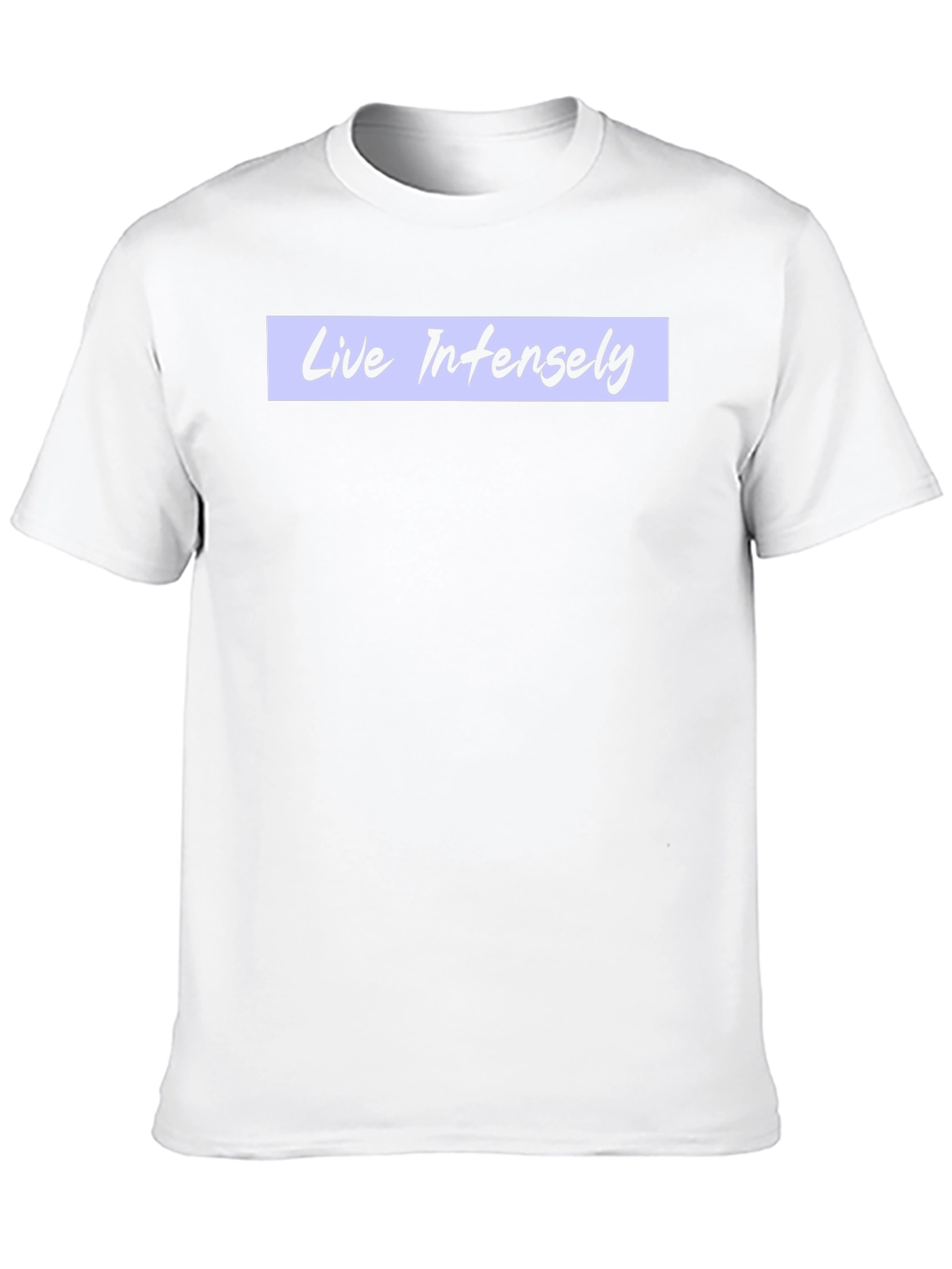 Live Intensely Black Graphic Tee