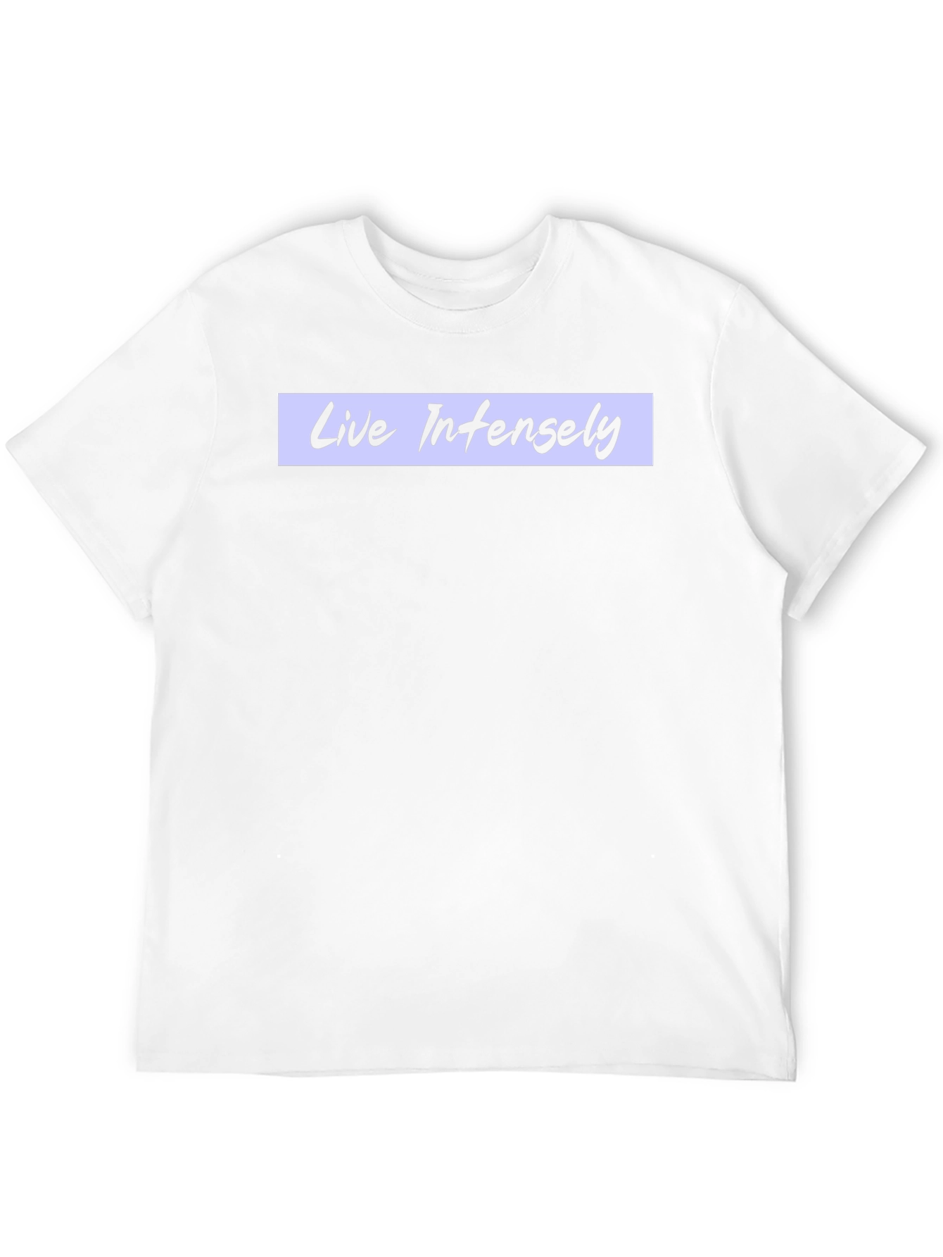 Live Intensely Black Graphic Tee