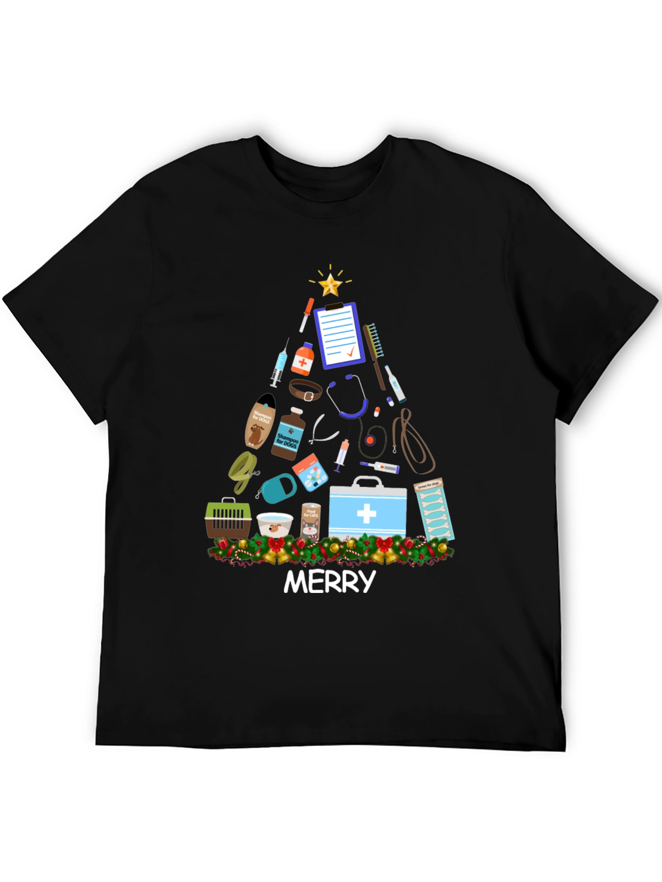 Vet Med Merry Christmas T-Shirt