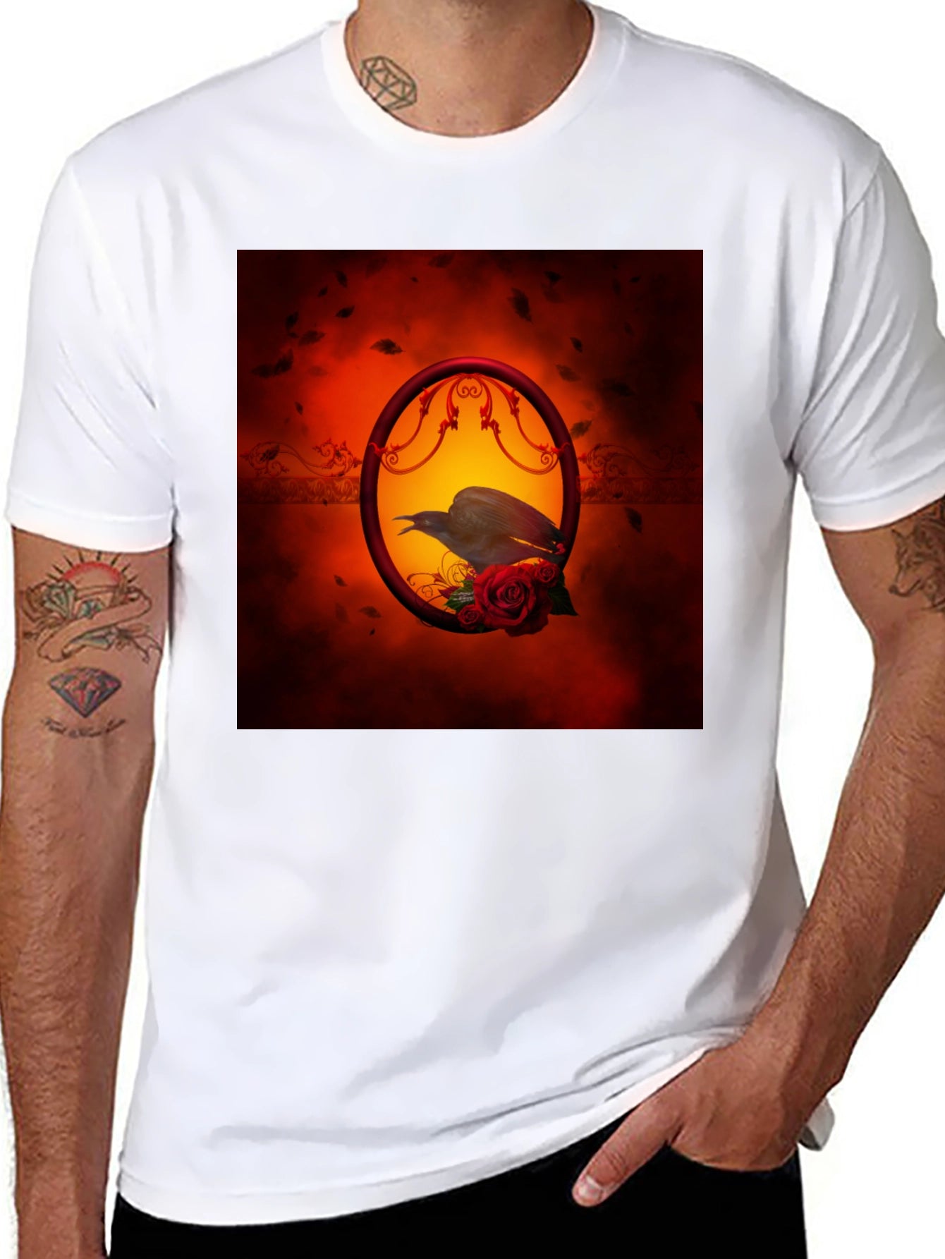 Raven and Rose Graphic Tee
