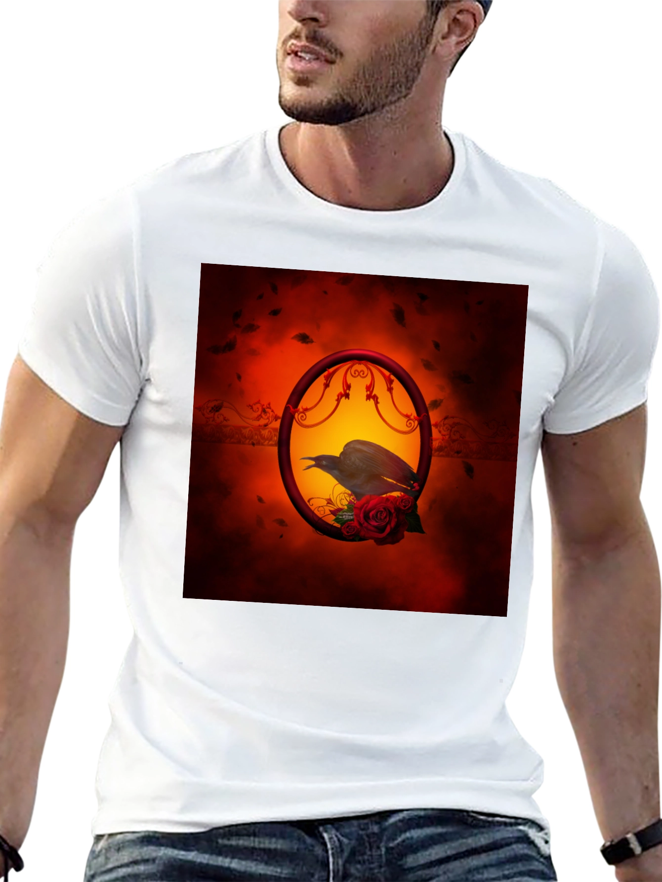 Raven and Rose Graphic Tee
