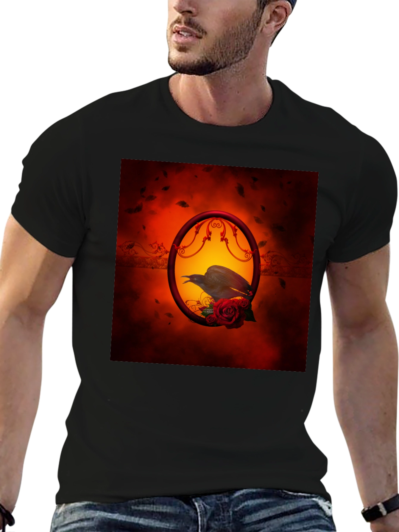 Raven and Rose Graphic Tee