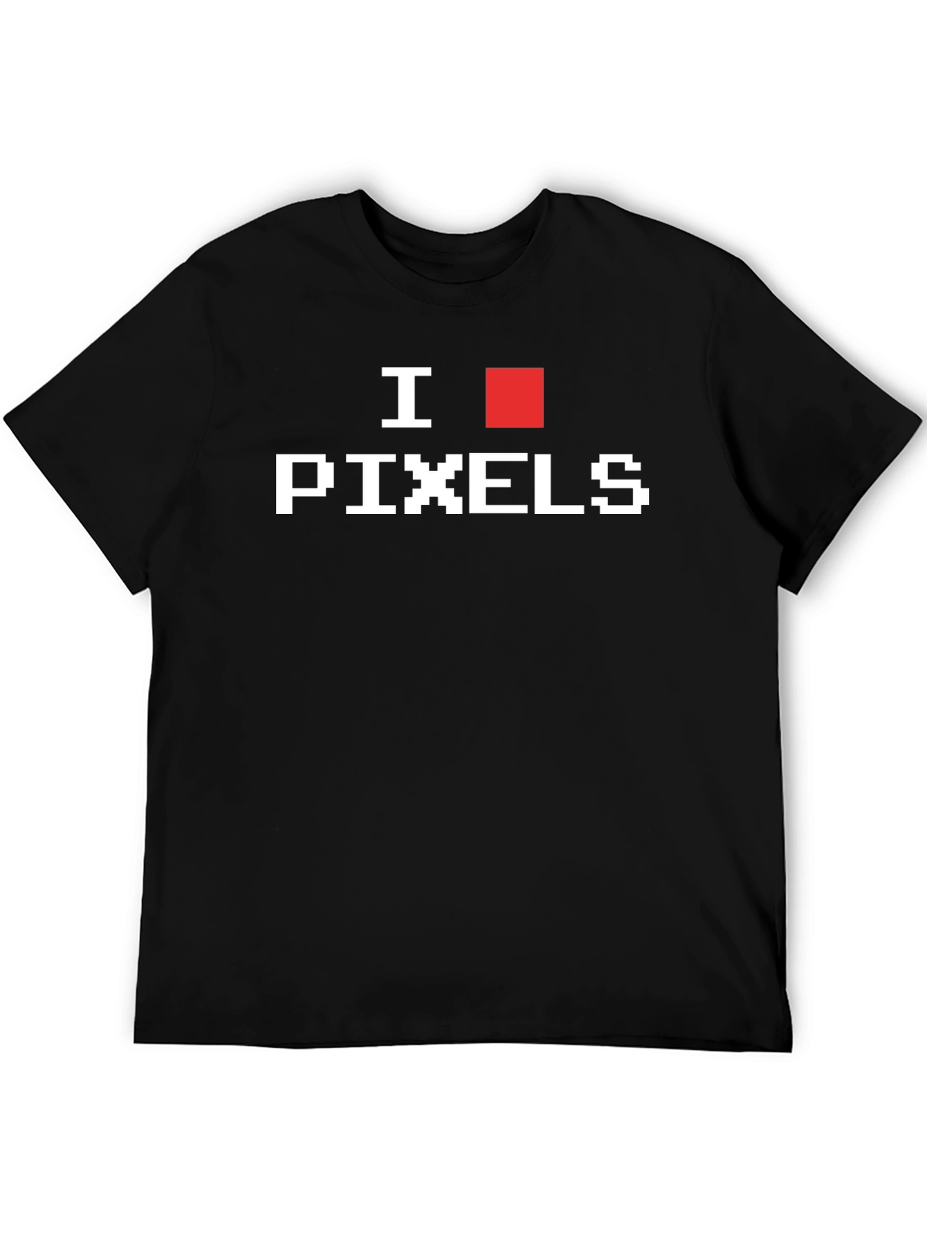 I Love Pixels Graphic T-Shirt - Gamer Style