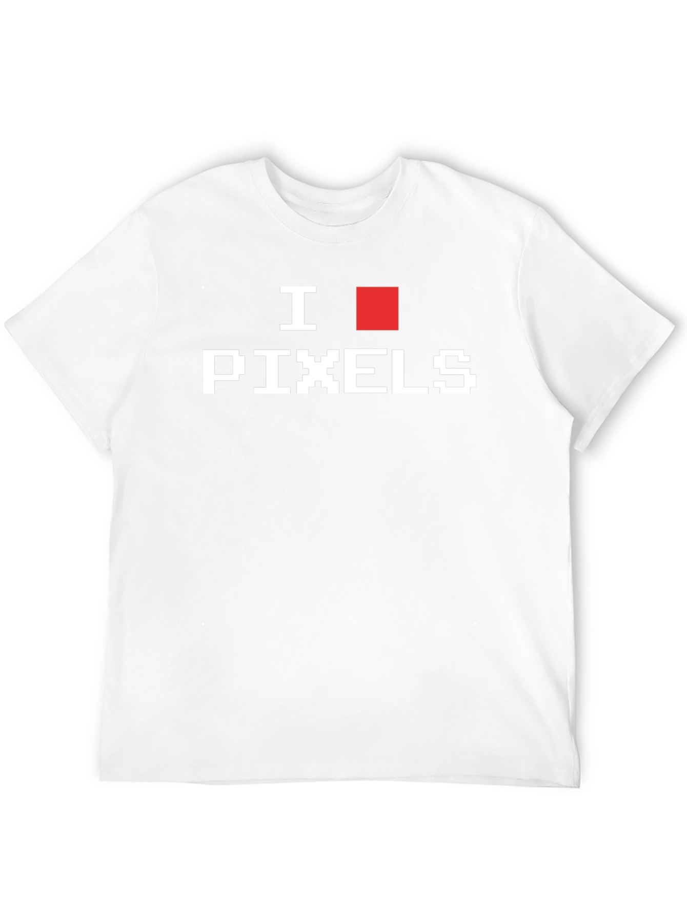 I Love Pixels Graphic T-Shirt - Gamer Style