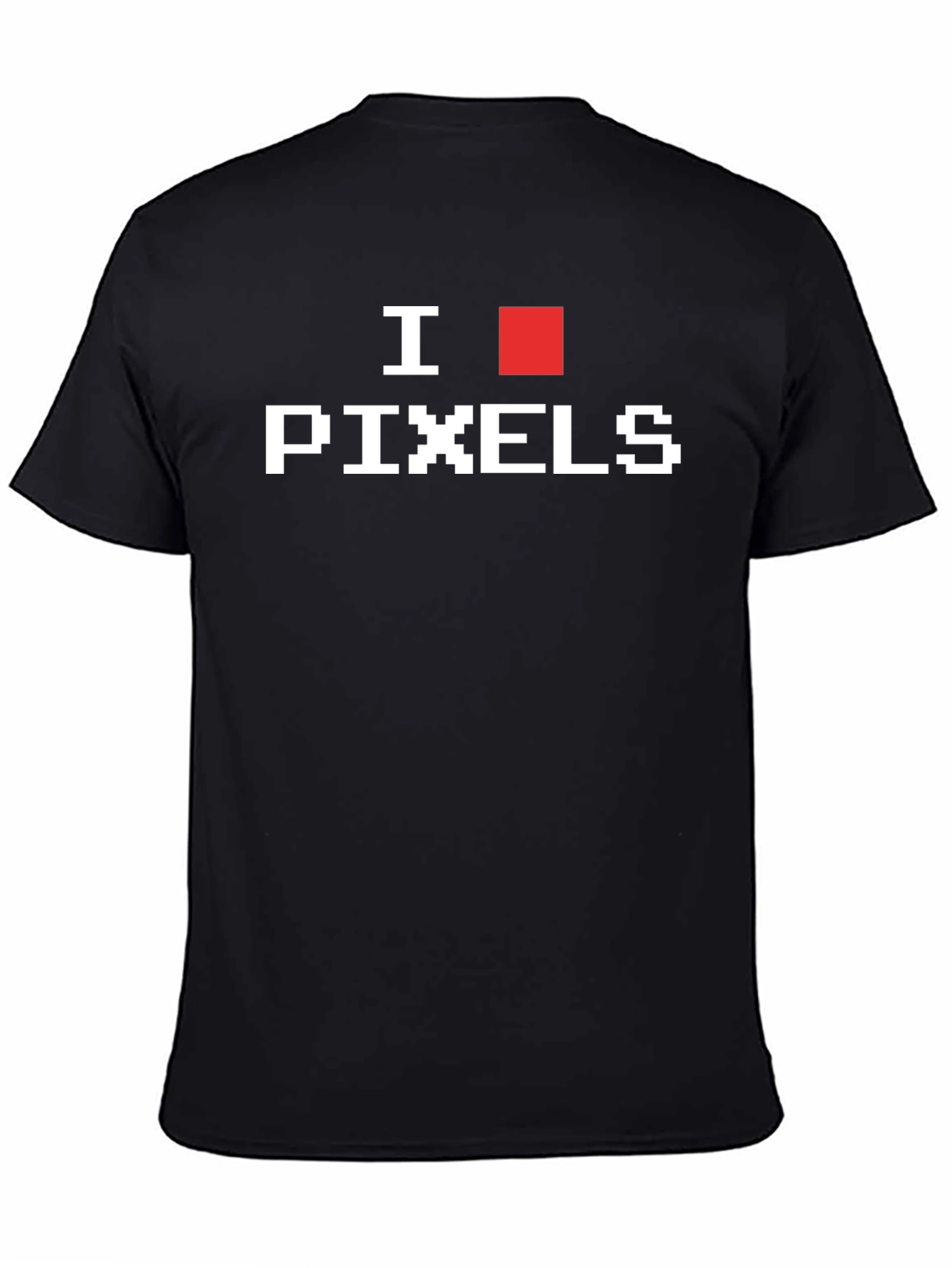 I Love Pixels Graphic T-Shirt - Gamer Style