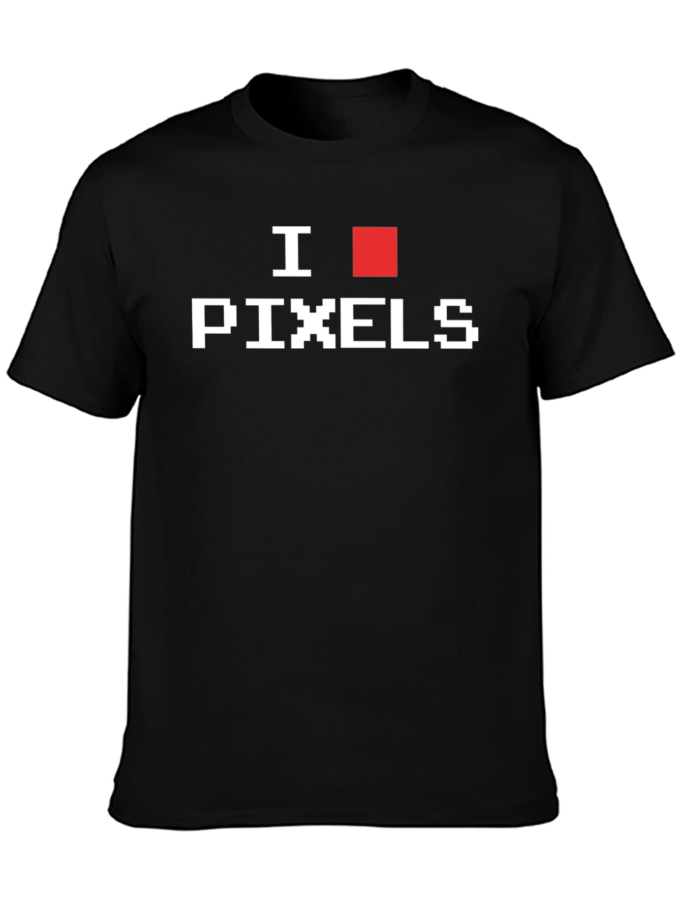 I Love Pixels Graphic T-Shirt - Gamer Style